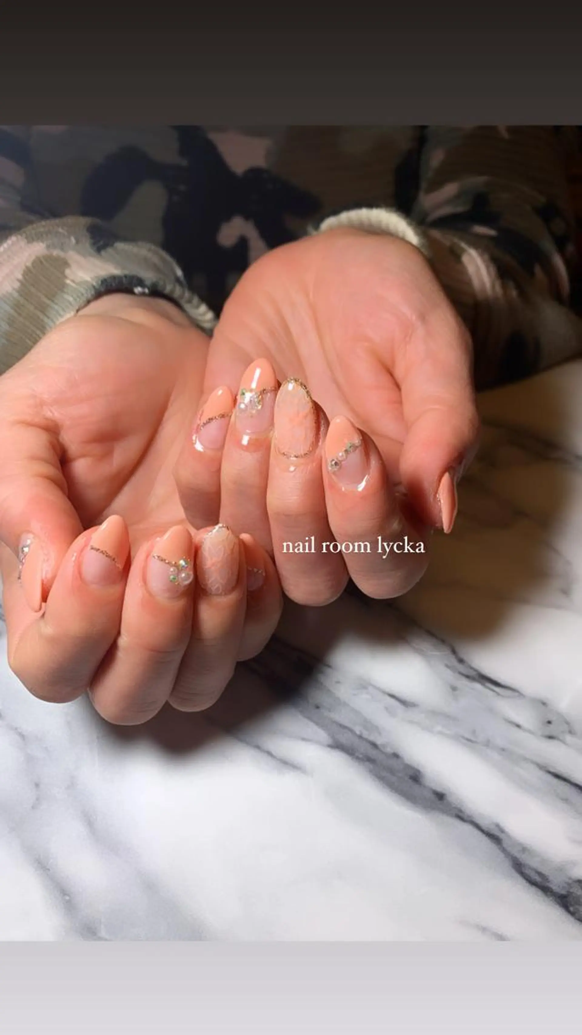 ネイル ﾈｲﾙﾙｰﾑﾘｯｶ 𝐦𝐚𝐲𝐮のネイルデザイン