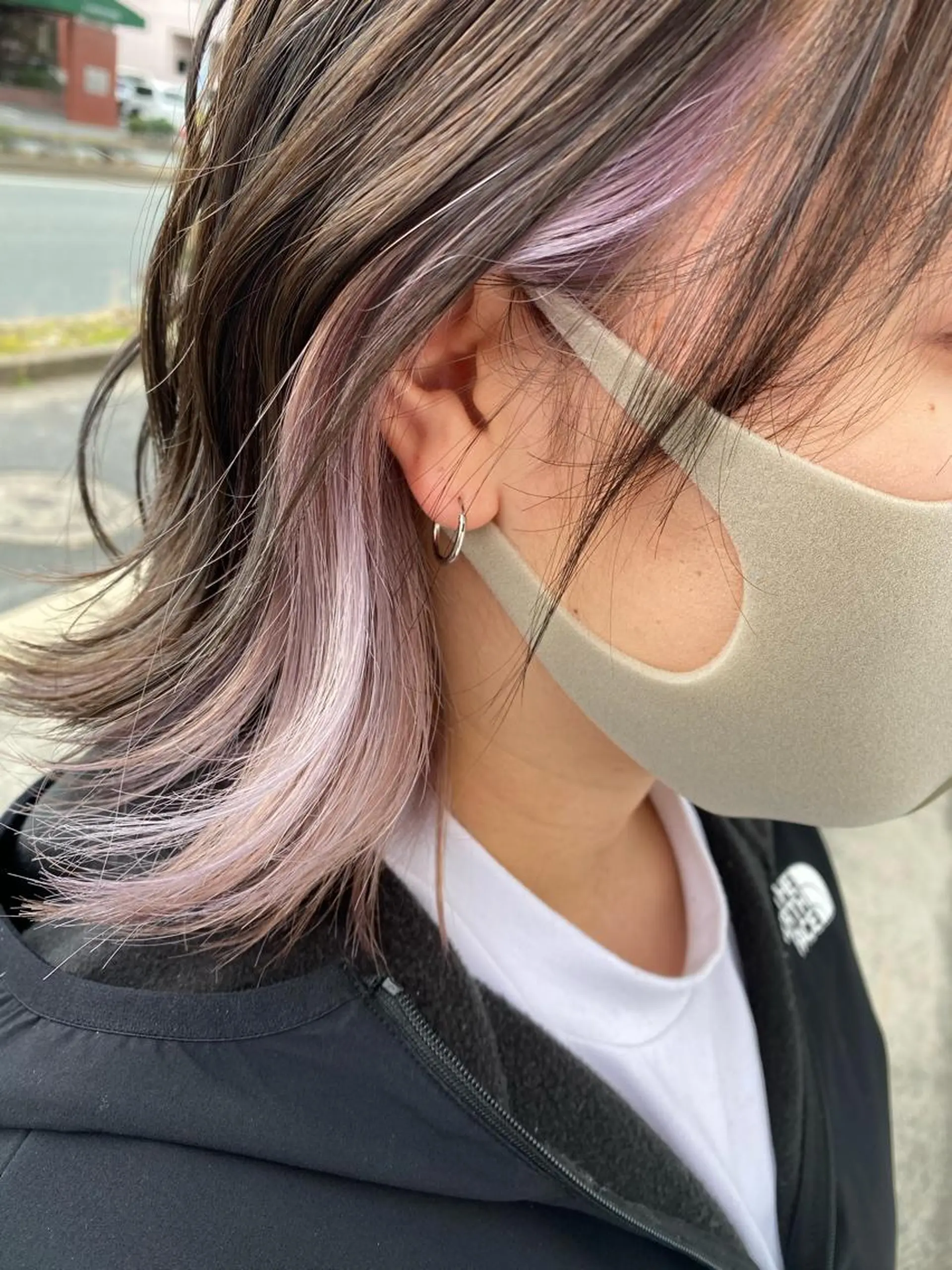 ミディアム カラー ヘアアレンジ Design Color🐰アユミのヘアスタイル