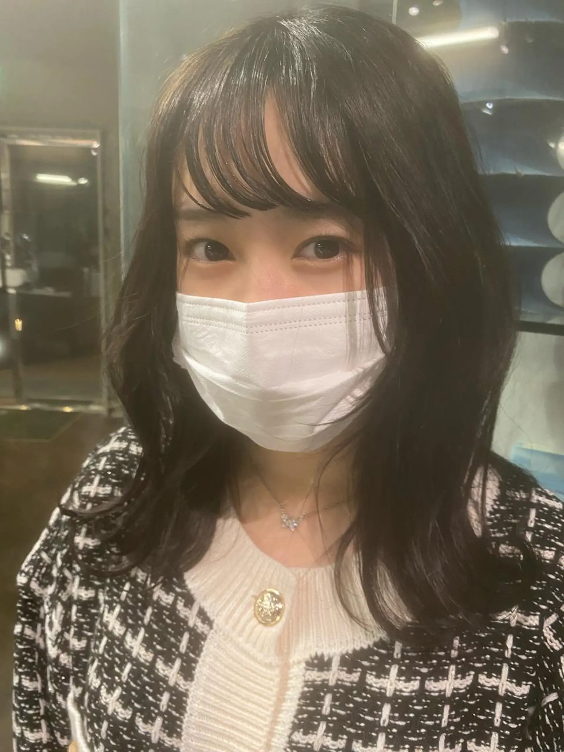 ミディアム カラー アッシュ ROBBY所属・松井美樹/似合わせ ガーリー・韓国のヘアスタイル