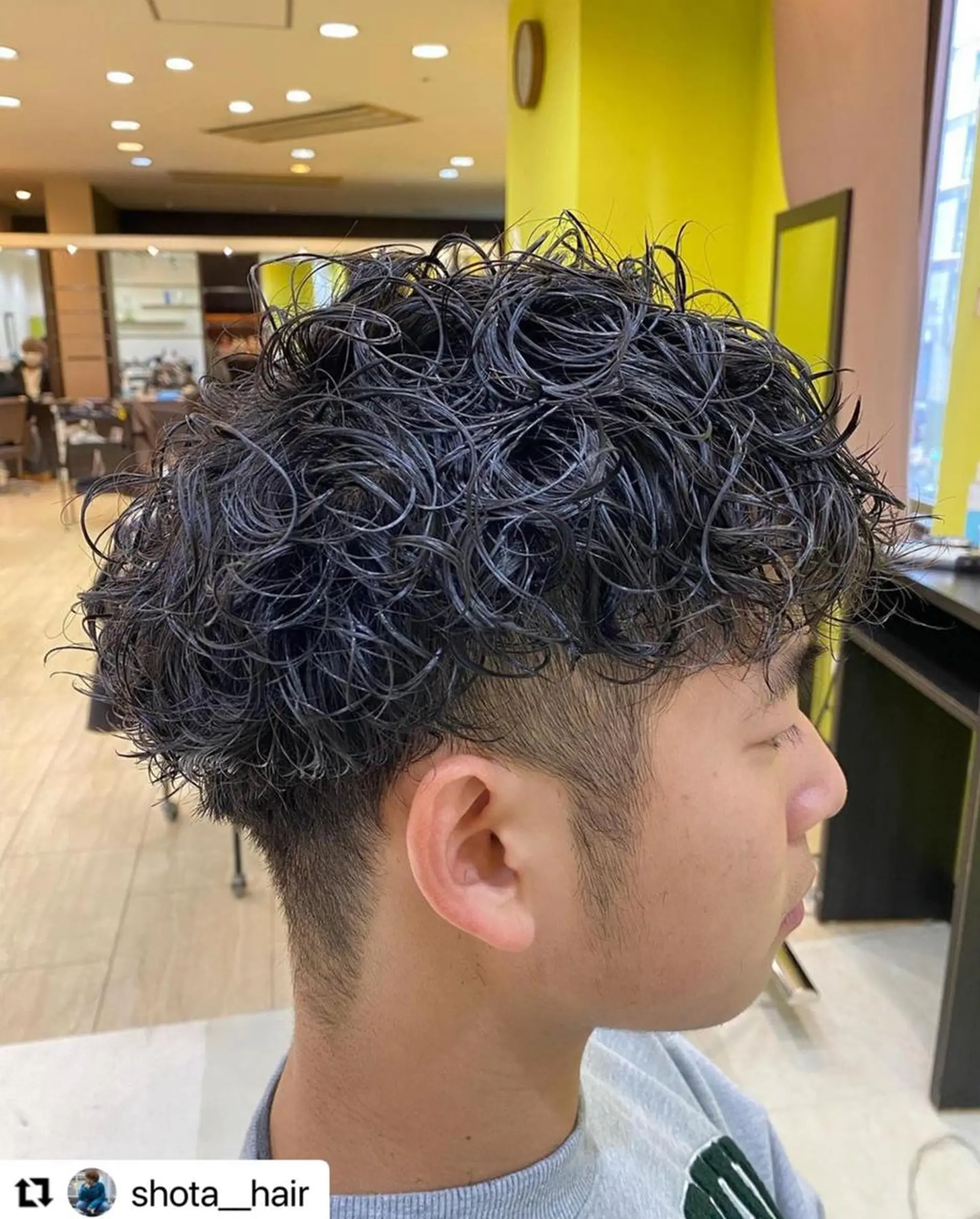 ショート カラー パーマ メンズ 🩷Eny terrace🩷のヘアスタイル