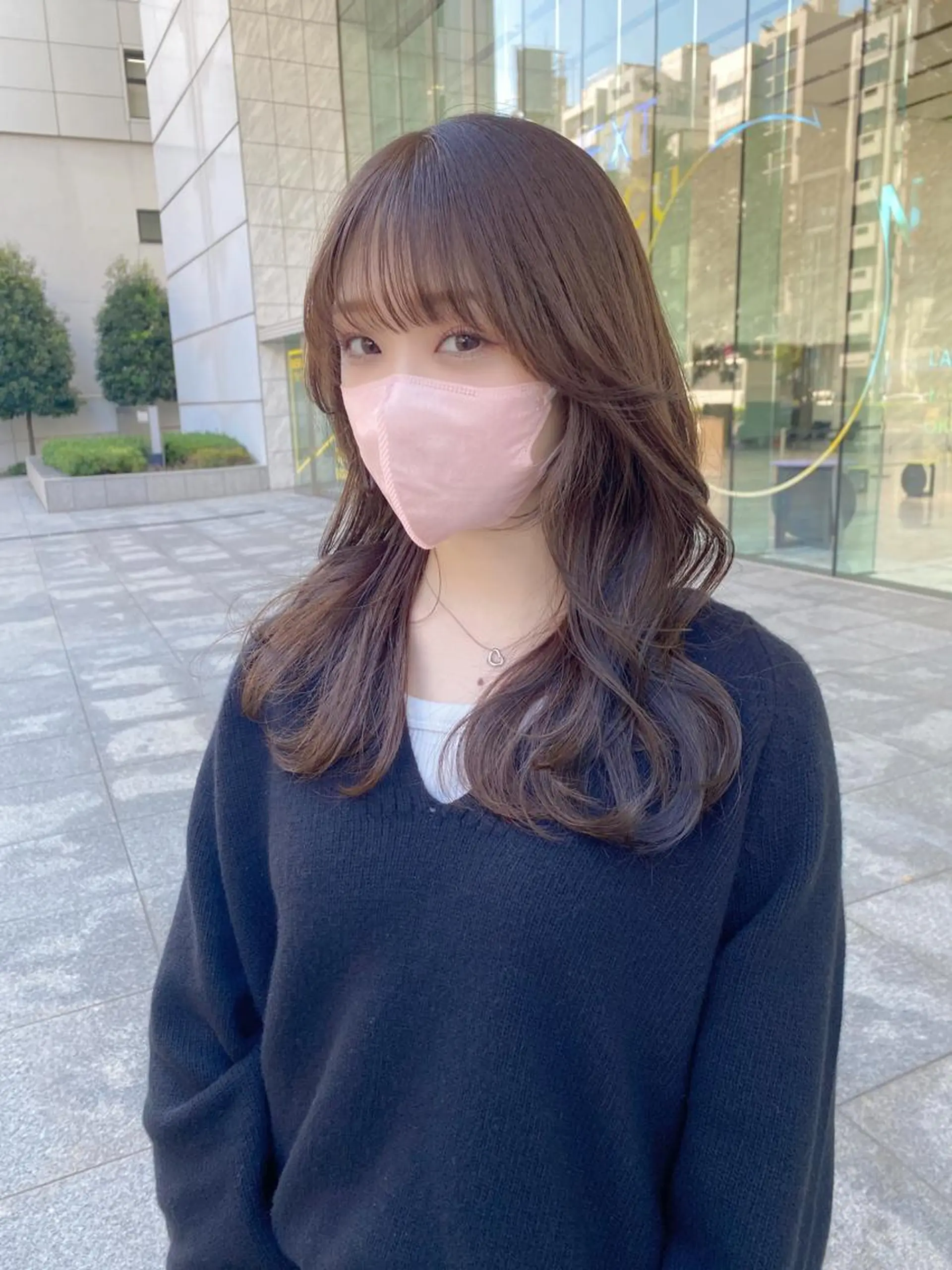 ミディアム カラー ヘアアレンジ カット ヘアカラー トリートメント 【代表】 たき〜のヘアスタイル