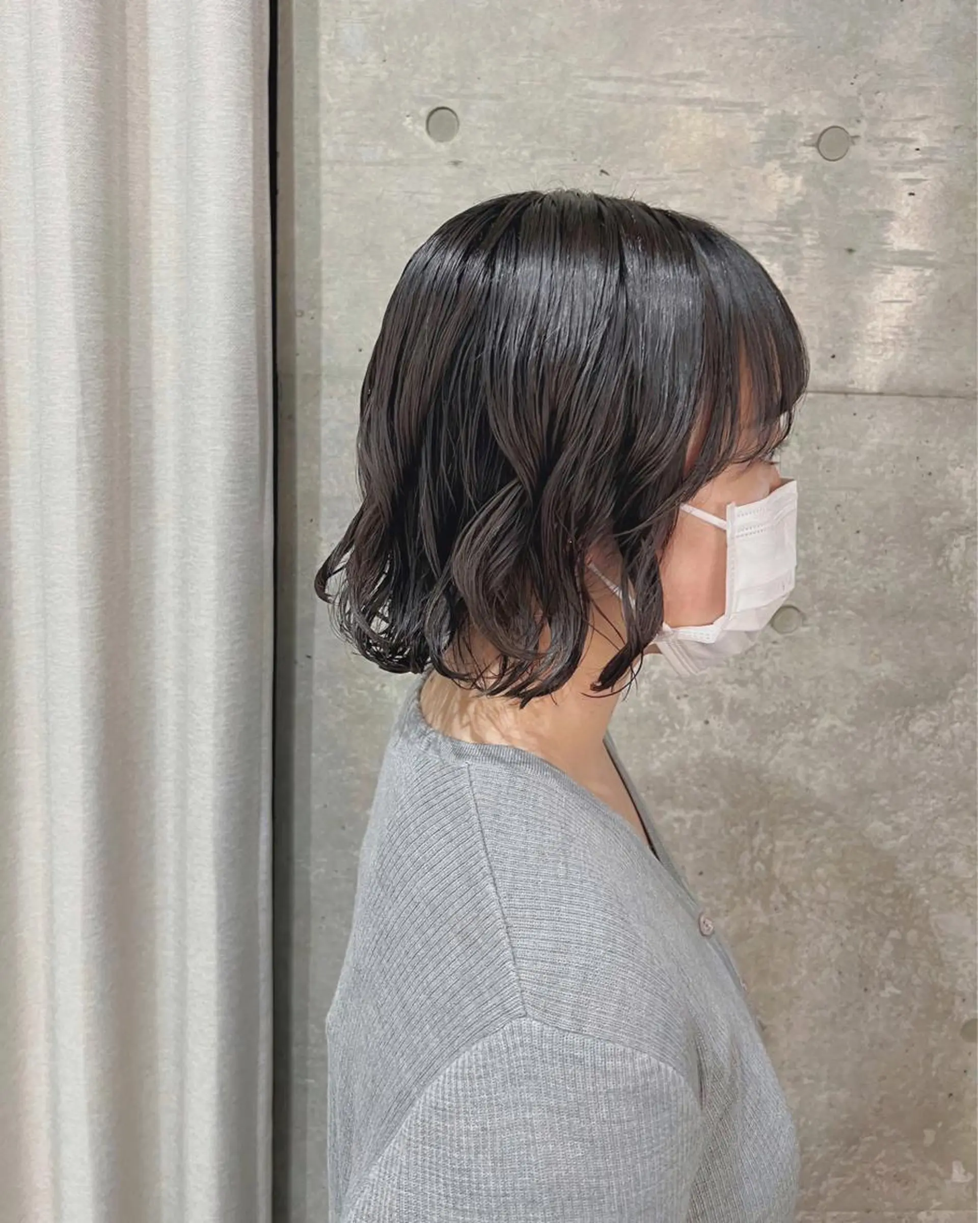 パーマ ボブパーマコテ巻き風 パーマNo1深江秀平のヘアスタイル