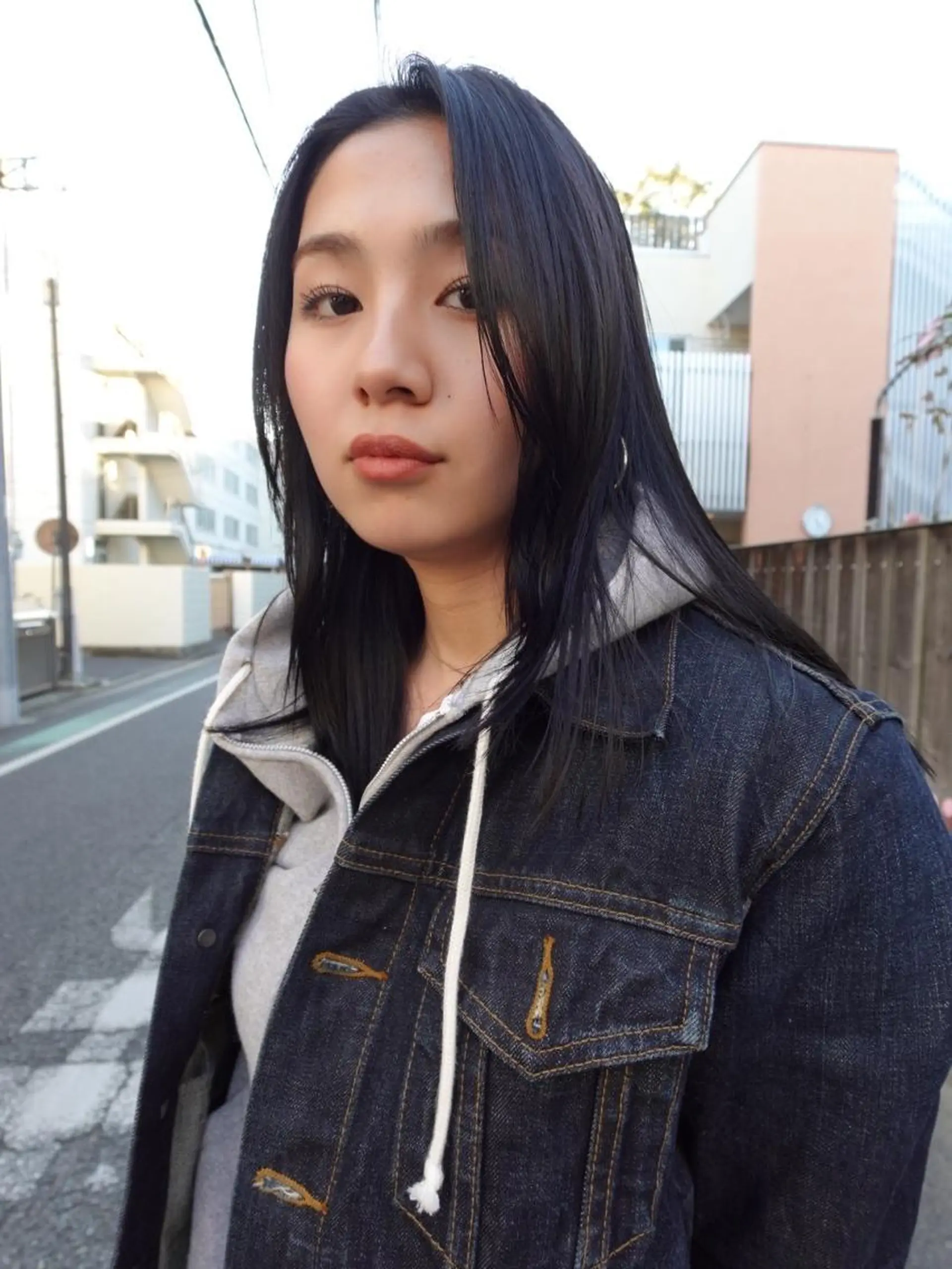 ミディアム カラー パーマ ショートボブ ミディアムパーマ アディクシーカラー ブリーチ ケアブリーチ カット ヘアカラー トリートメント CEINE OURのヘアスタイル