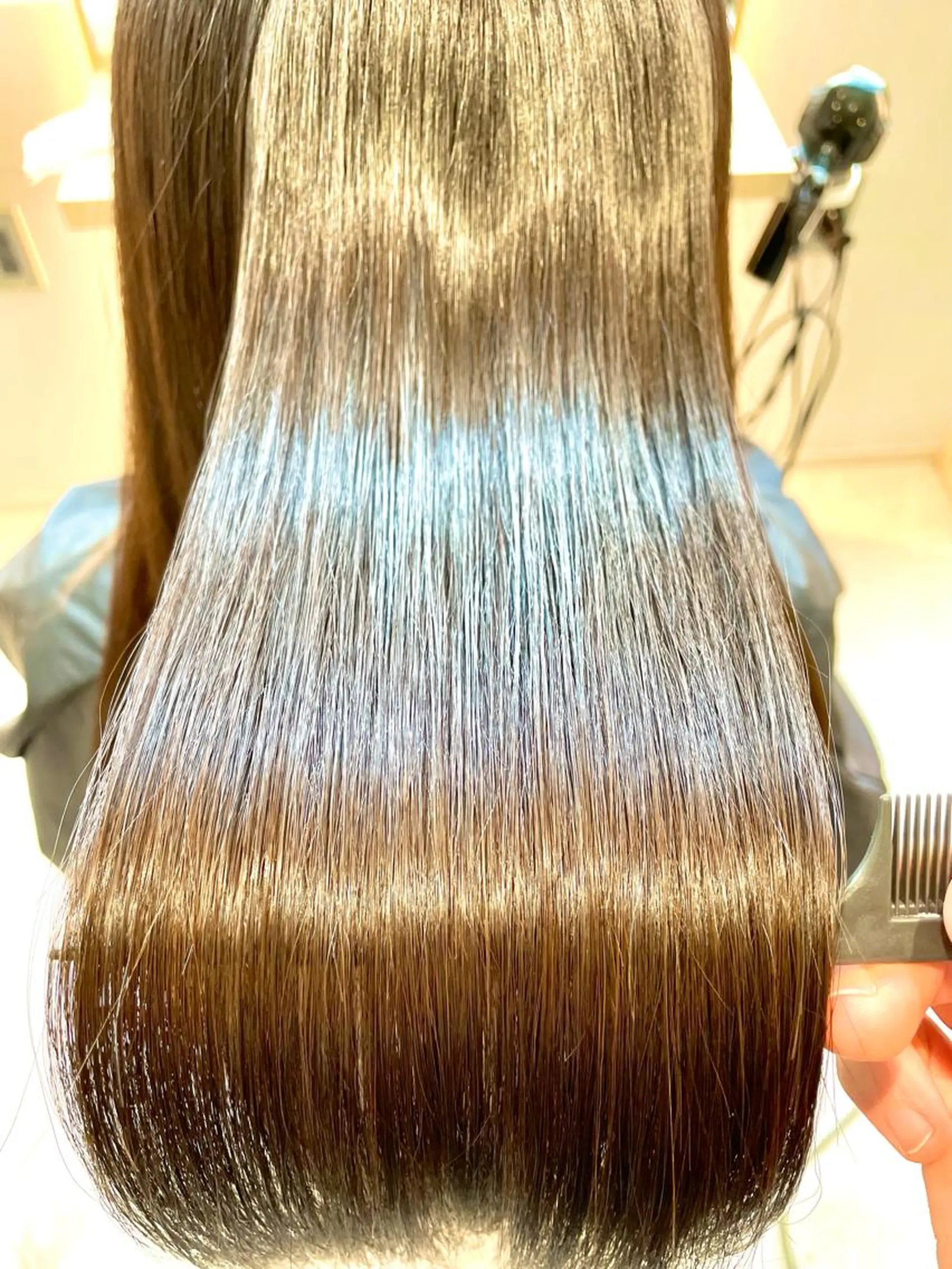 セミロング ウサミ/髪質改善 酸性ストレート🌈のヘアスタイル