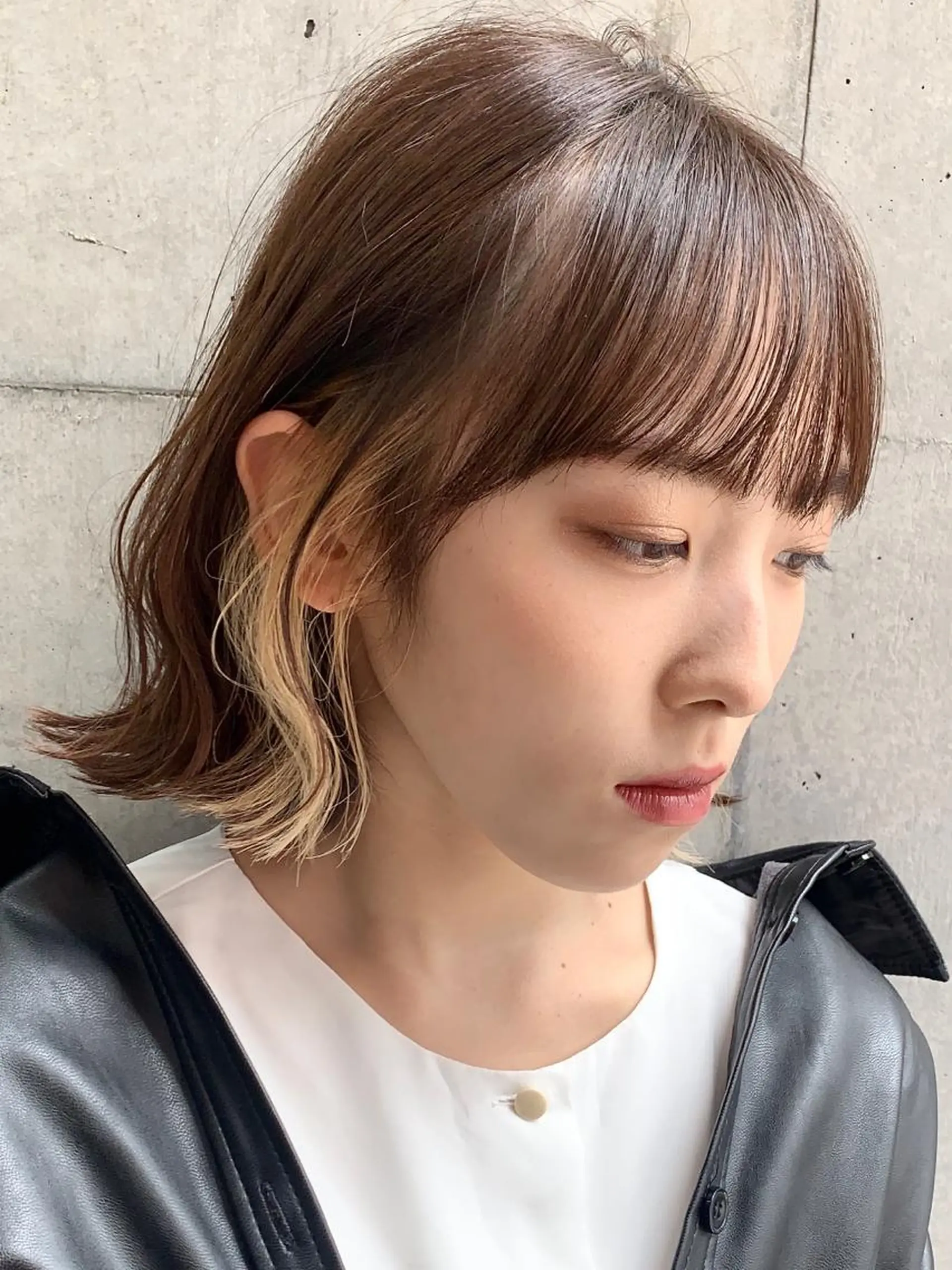 ミディアム ヘアカラー トリートメント Viot 銀座 樋口 桃佳のヘアスタイル