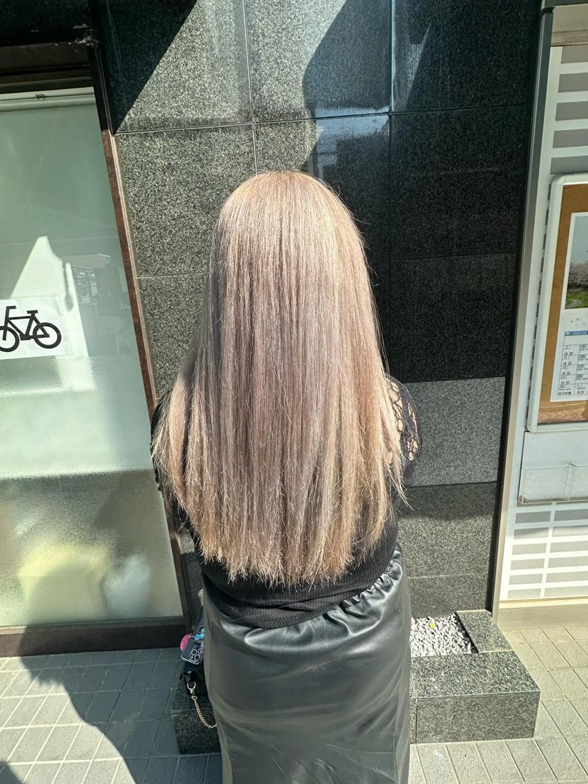 ロング カラー ‪❥ブリーチ💗 MIKUのヘアスタイル