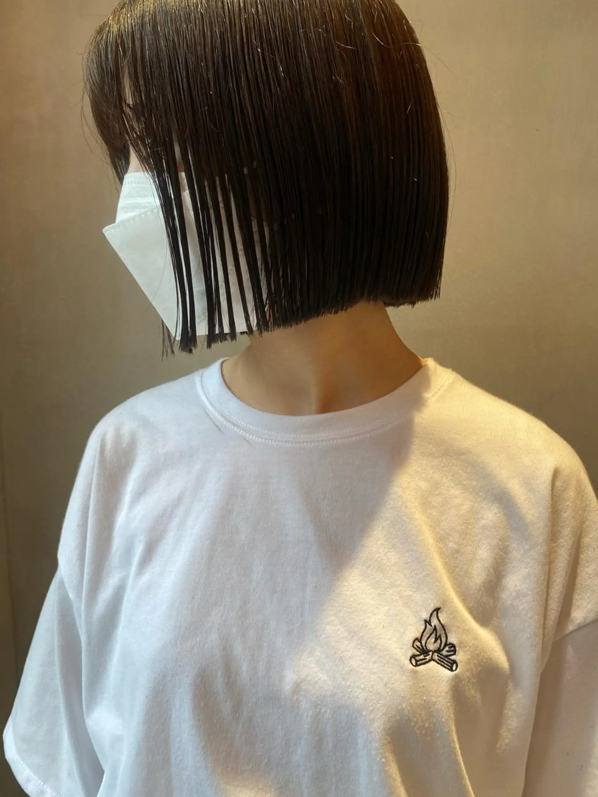 ショート カラー カット ヘアカラー トリートメント センターパート/ 暖色カラーayuのヘアスタイル