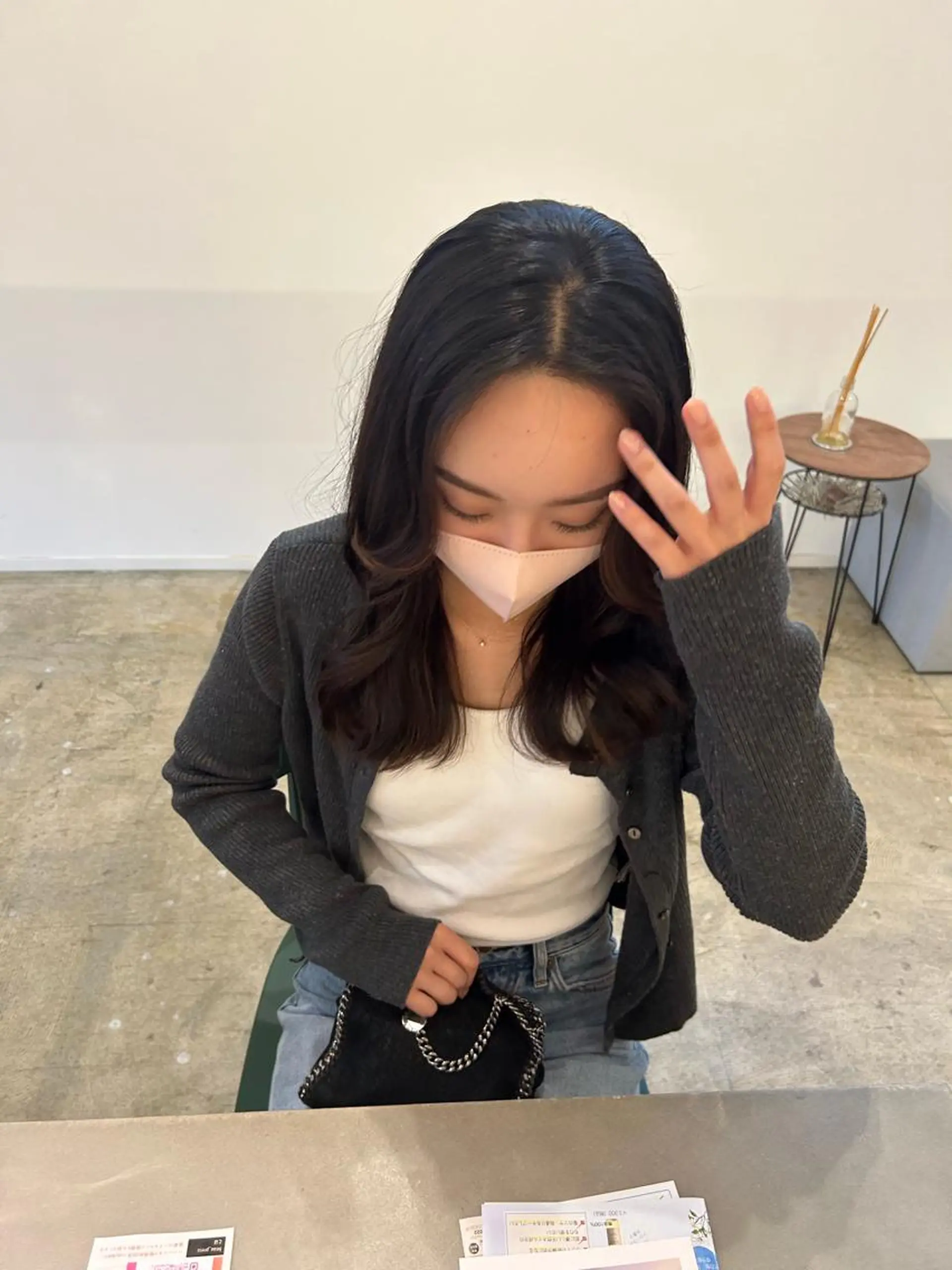 ロング 築地 なずなのヘアスタイル