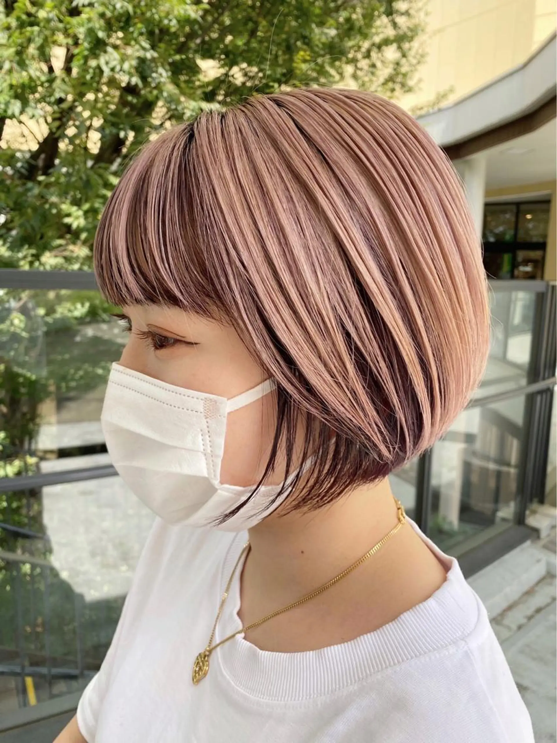 ショート ショートボブ ボブ ショートヘア 七井 香奈 (なないかな)のヘアスタイル