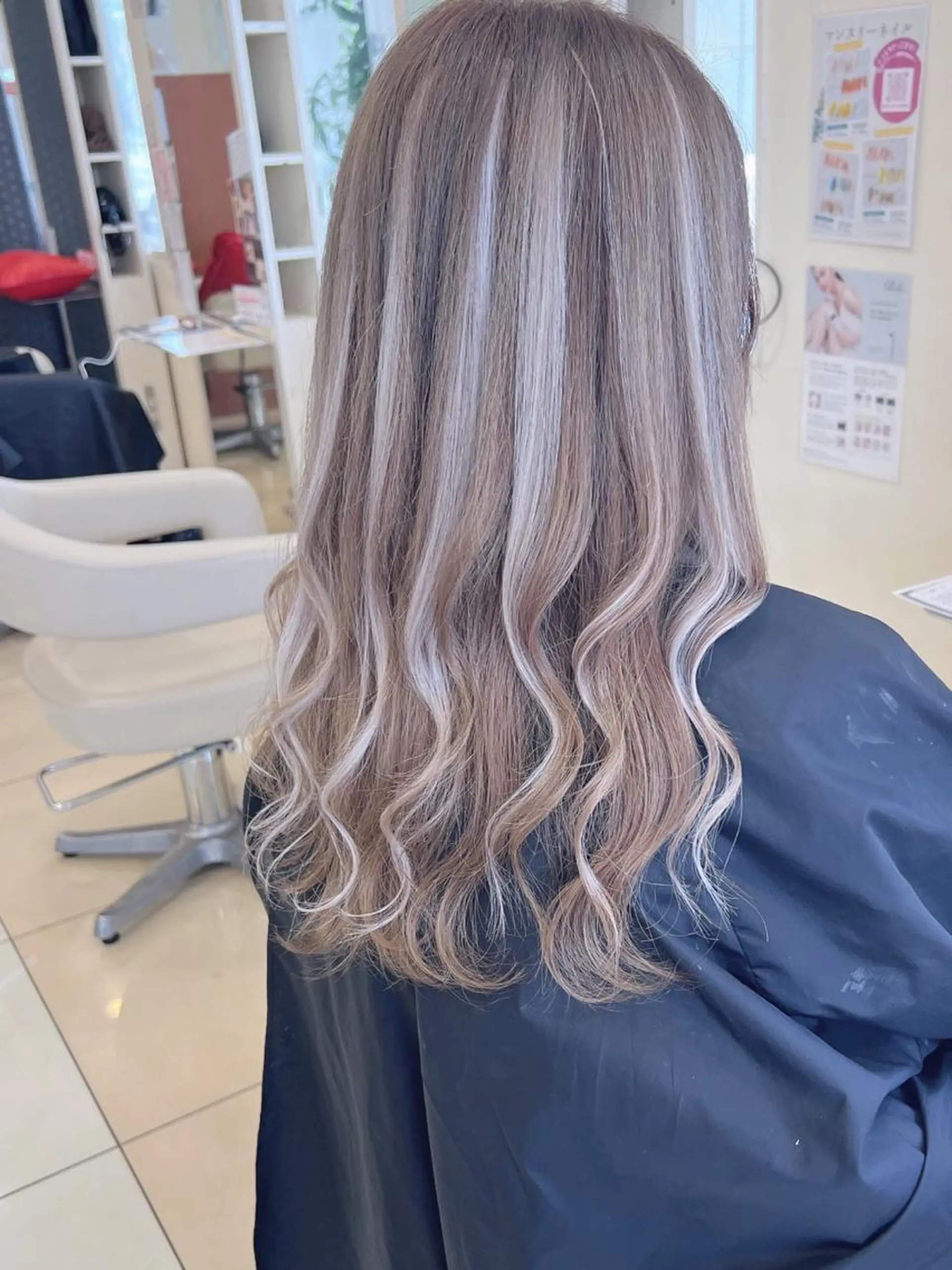 セミロング エクステ カット ヘアカラー トリートメント エクステ エクステ＆カラー 特化F-card上通のヘアスタイル