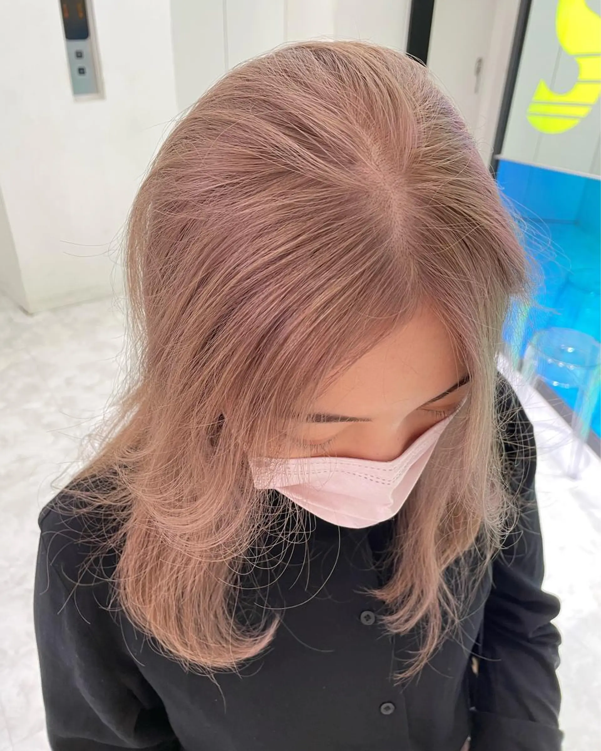 ミディアム カラー ヘアカラー 💗🤍透明感カラー 🤍💗kanonのヘアスタイル