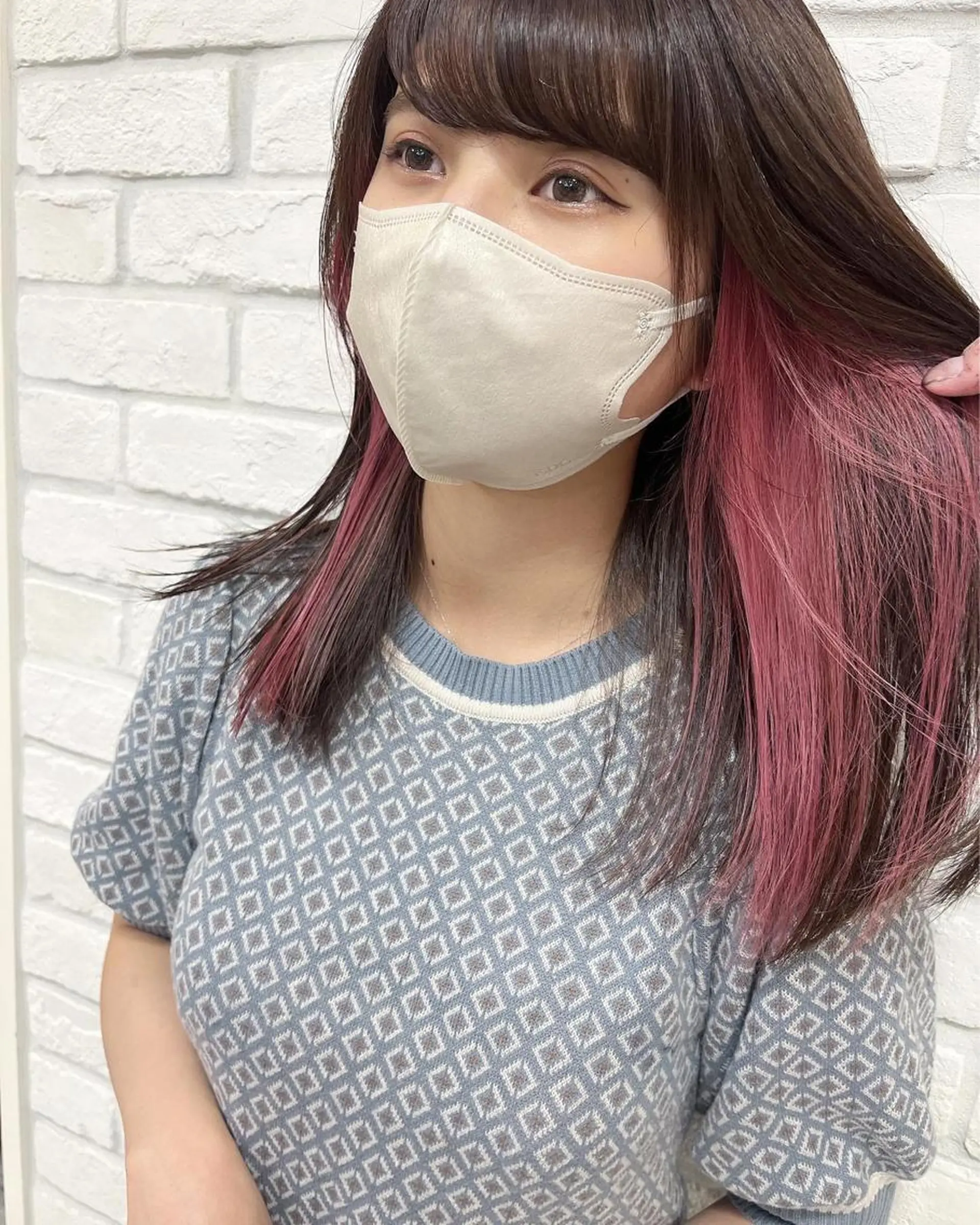 ミディアム カラー ヘアアレンジ ブリーチなし/ レイヤー🌿runaのヘアスタイル