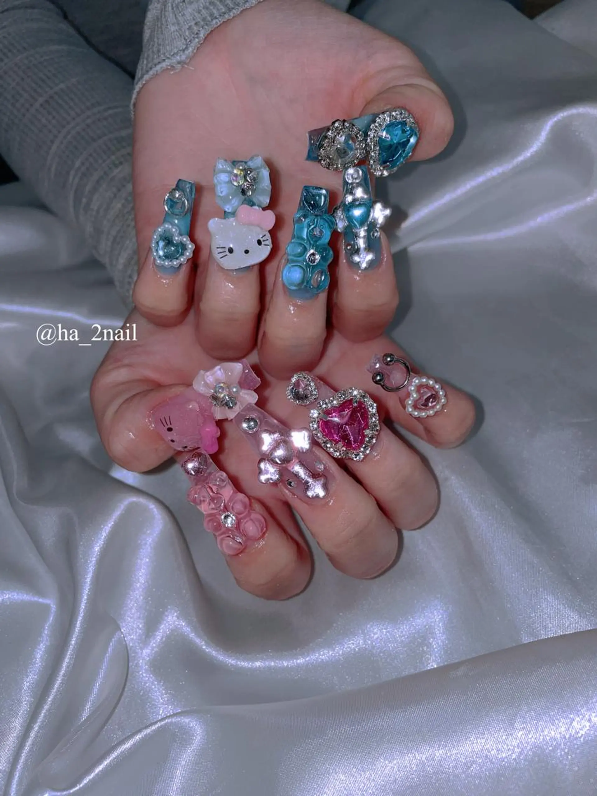 ネイル NAIL and EYELASH ALPHA.所属・ALPHA. 姫繇のネイルデザイン