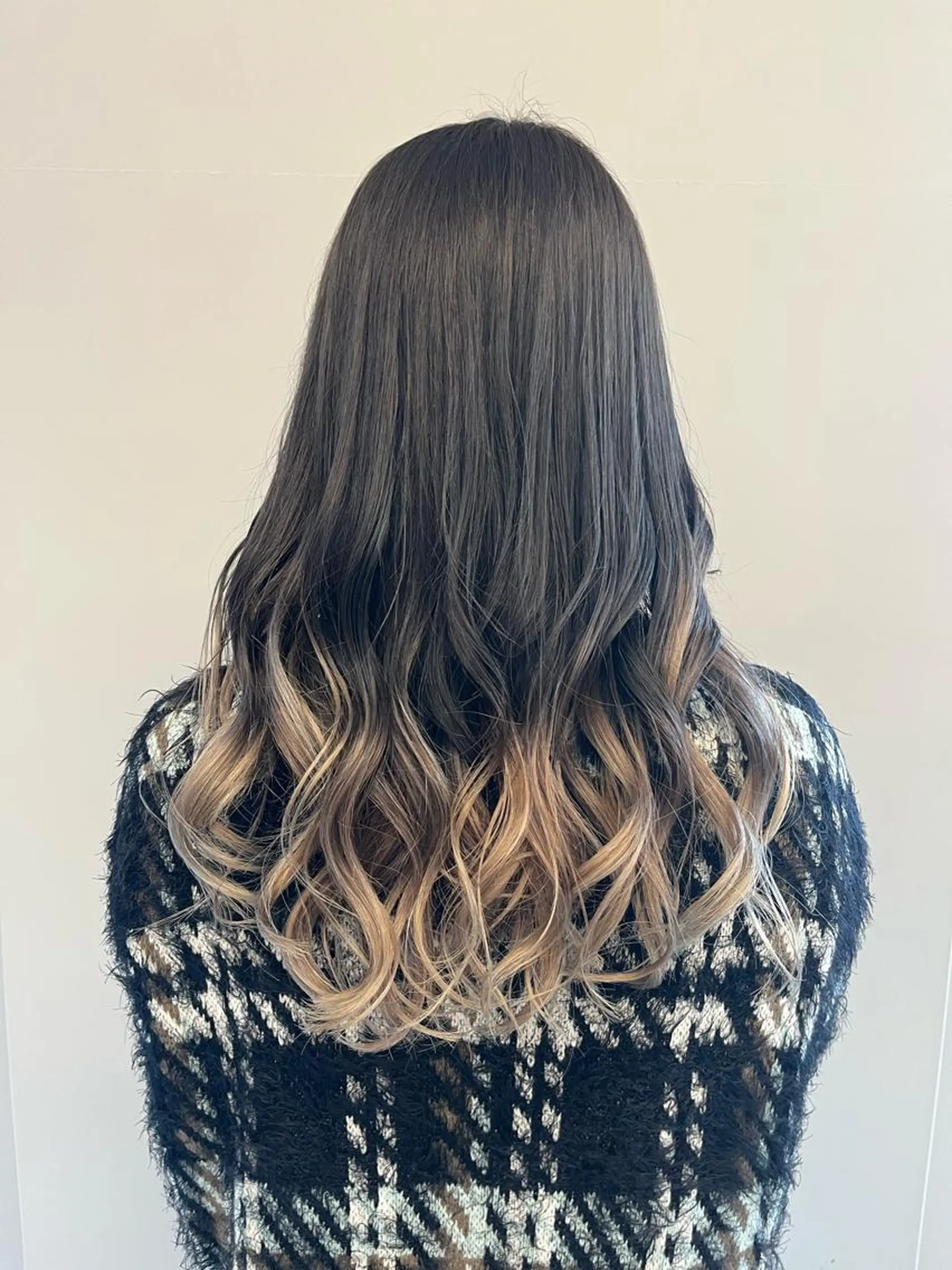 ロング カラー ブリーチ グラデーションカラー 髪質改善/韓国風 /岡崎/松尾優依のヘアスタイル