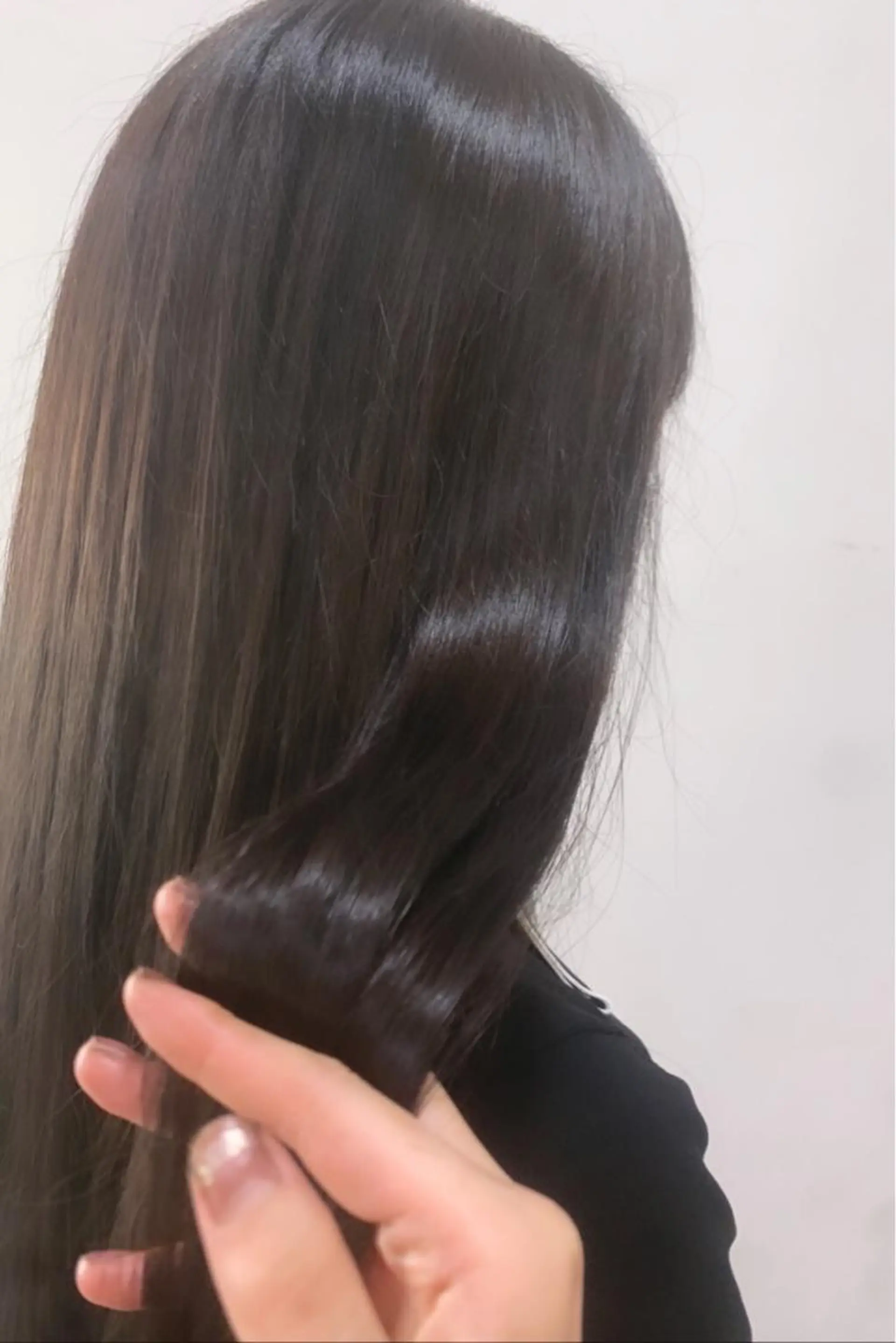 ロング カラー 脱白髪染め美容師 竹内涼乃のヘアスタイル