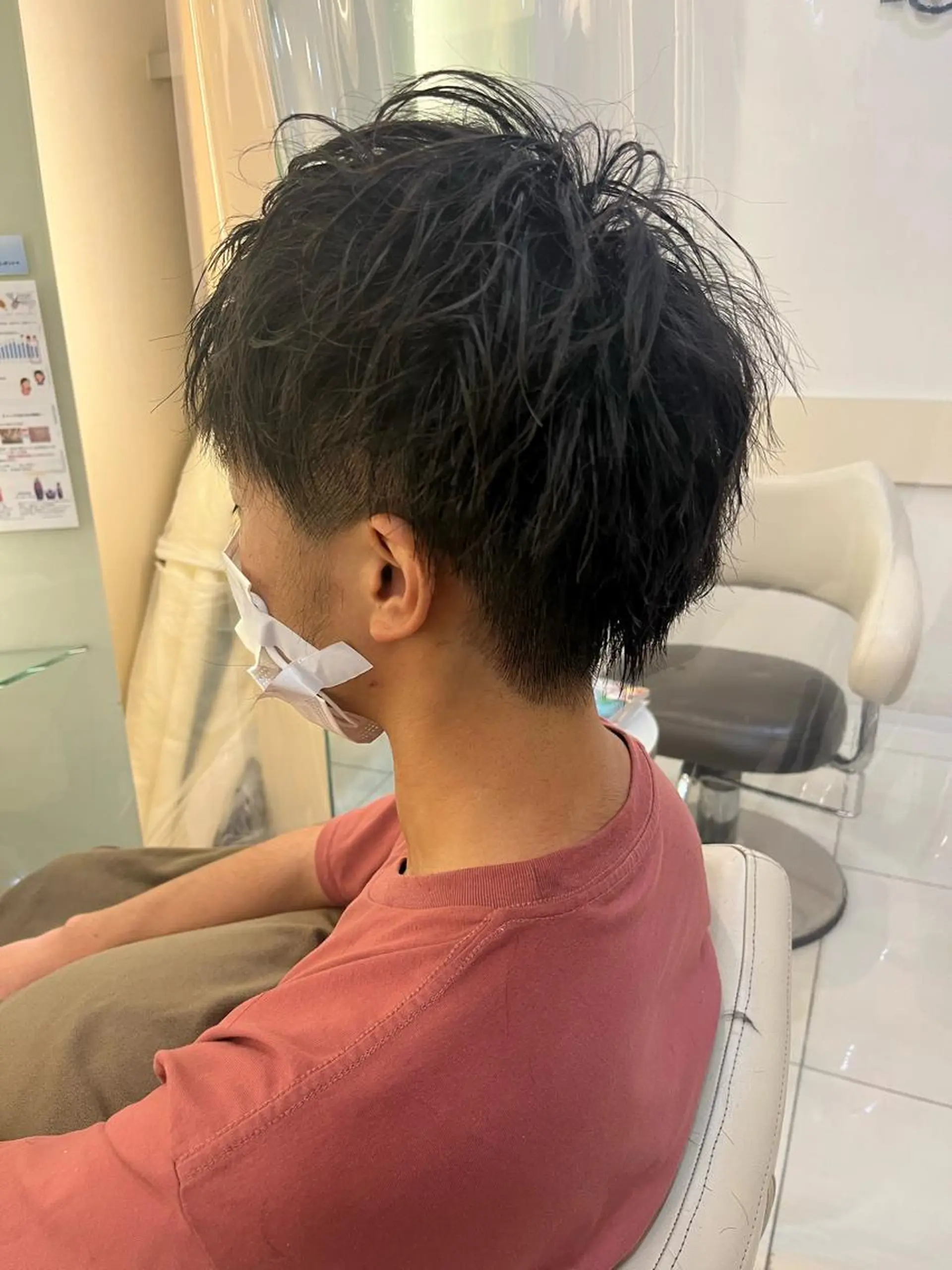 ショート パーマ メンズ カット トータルビューティー K:R鶴川のヘアスタイル