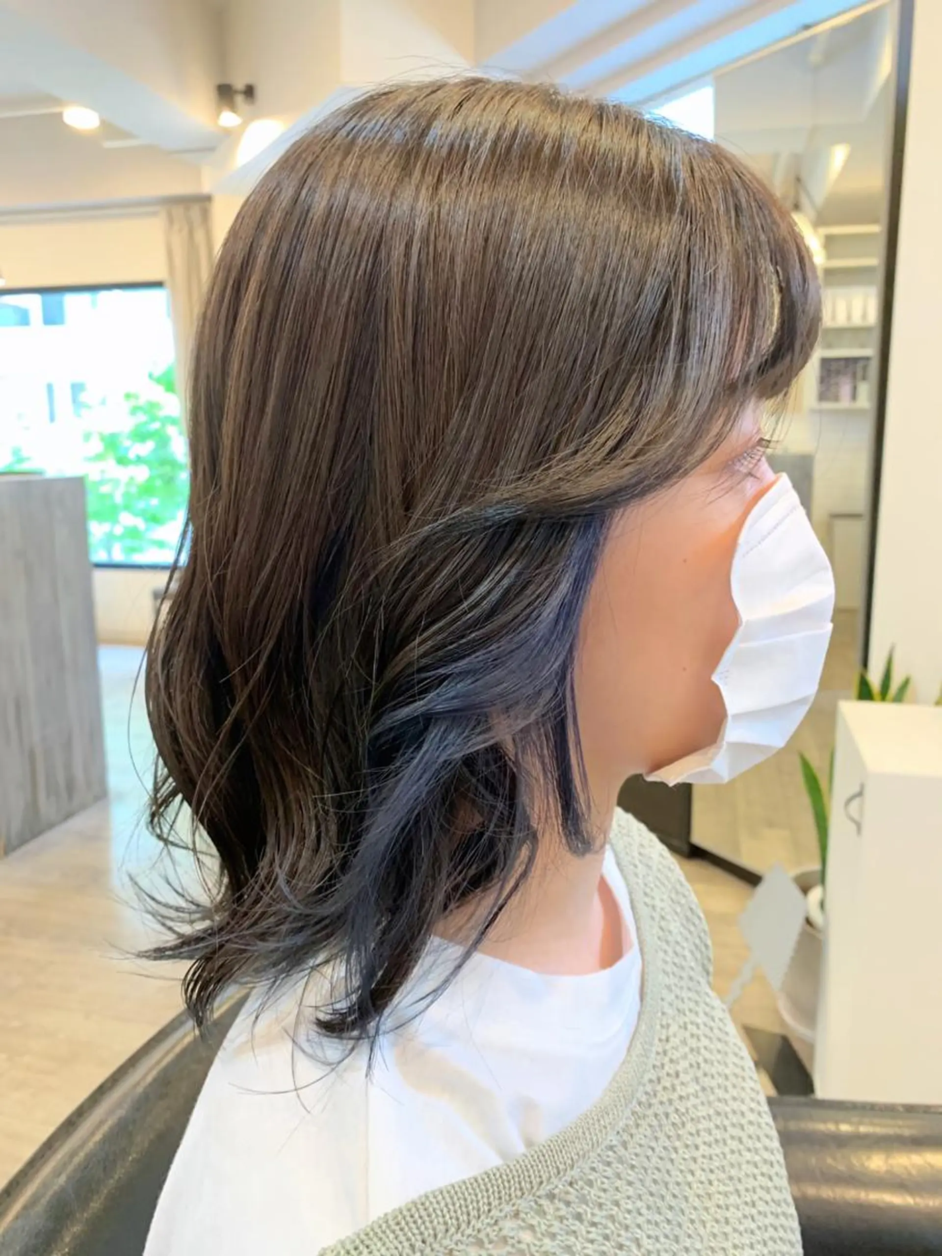 ミディアム カラー ☺︎Ayaka ☺︎のヘアスタイル