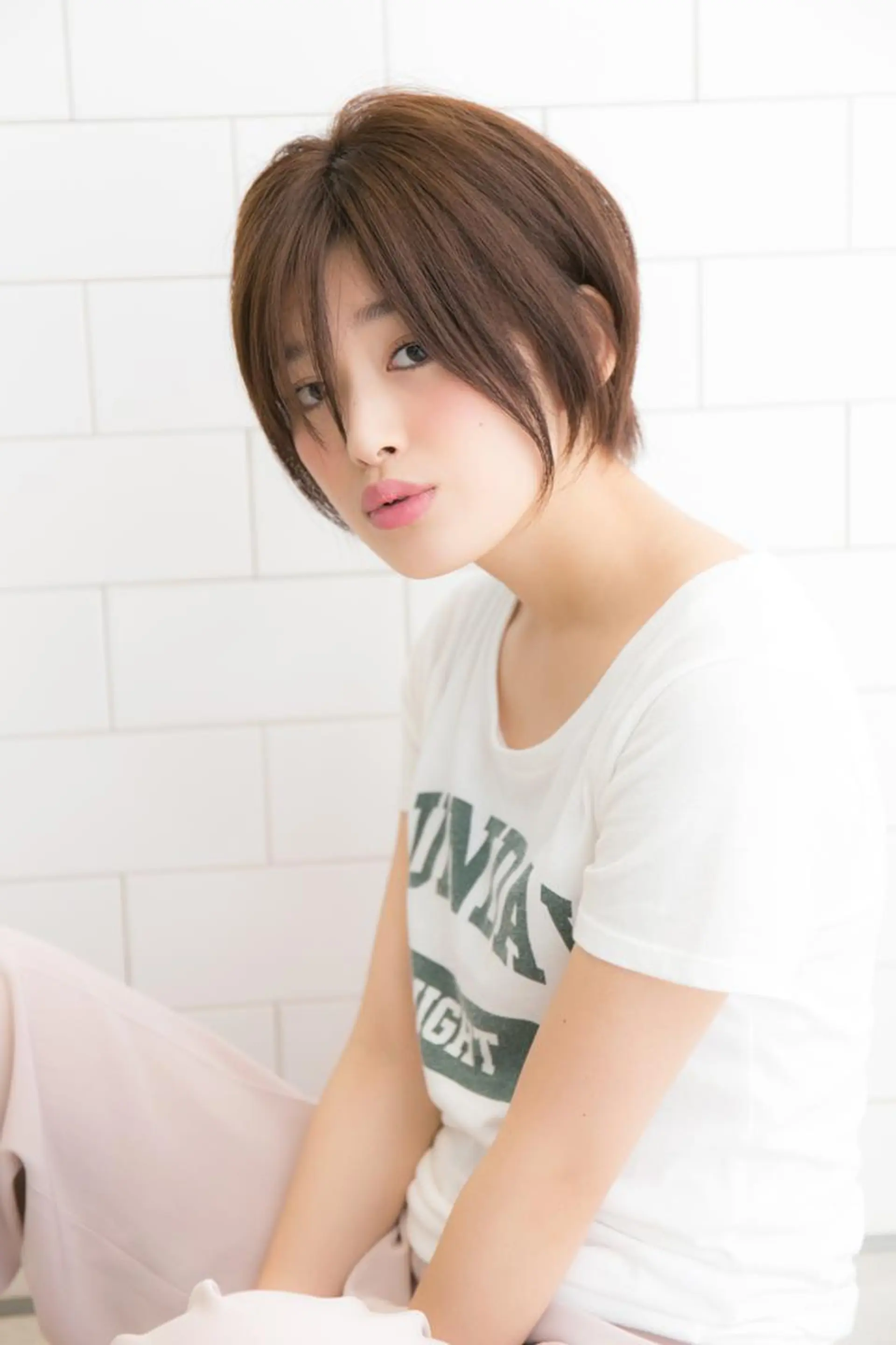 ショート カラー 羽田 ひろむのヘアスタイル