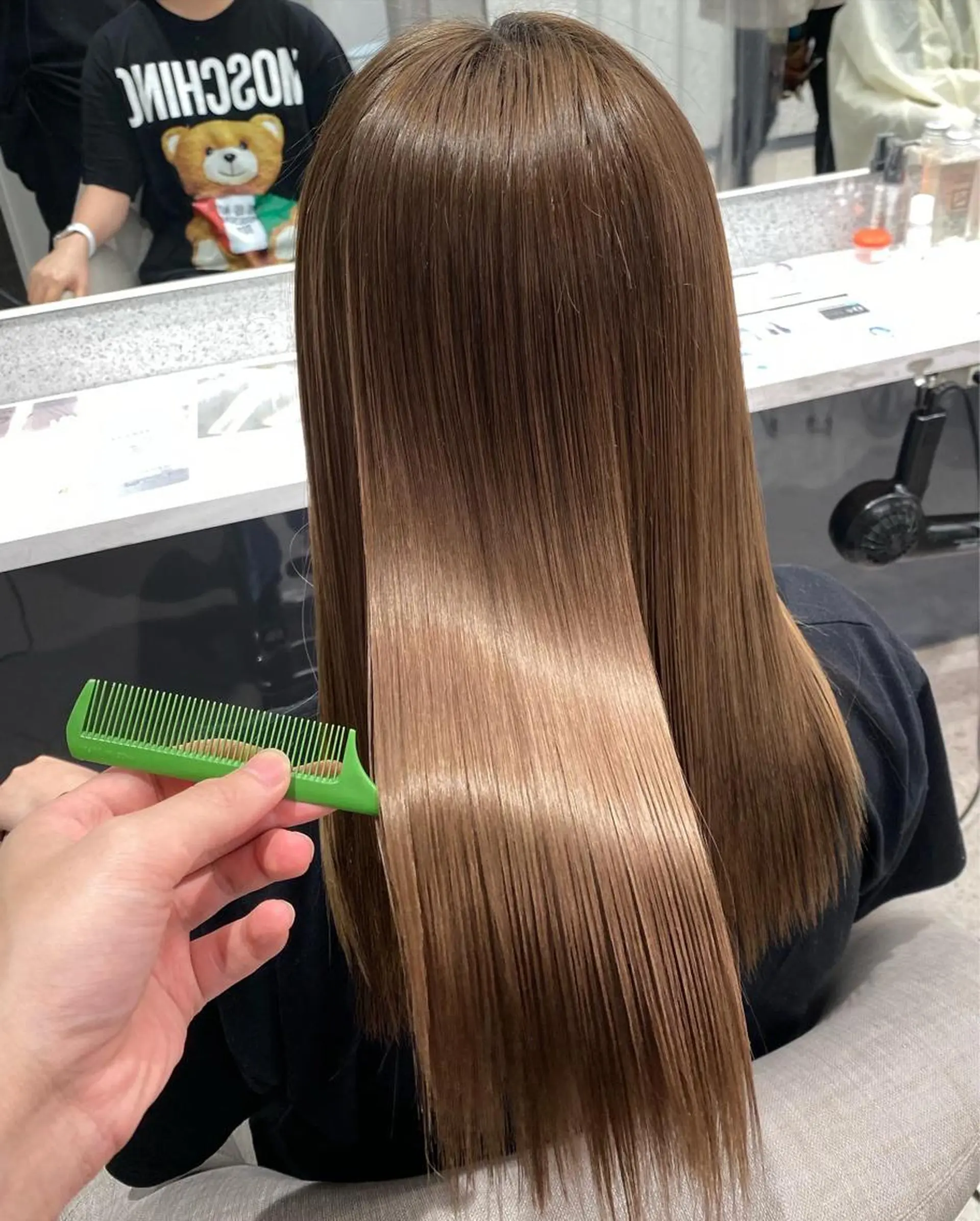 ロング カット トリートメント 京都レイヤーカット/ 縮毛矯正/羽柴りくのヘアスタイル