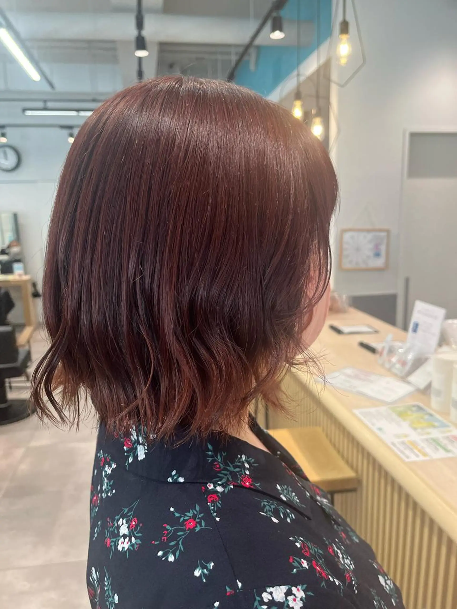 ミディアム カラー ブラウンカラー ピンクカラー ピンクブラウン おおや みゆのマツエク・マツパデザイン