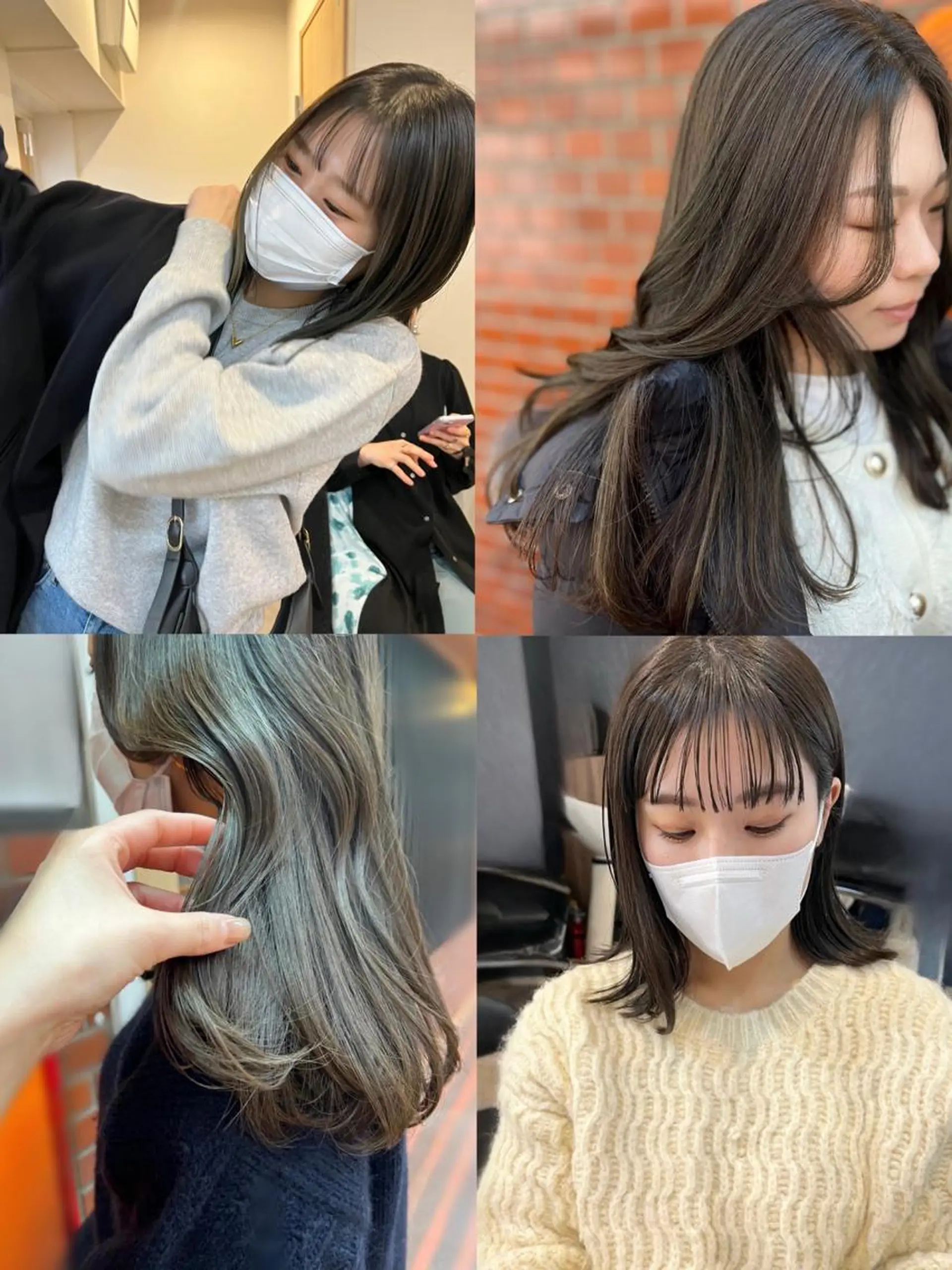 ミディアム カラー カット ヘアカラー トリートメント トレンドと似合わせ/ マンツーマン/西上楓のヘアスタイル