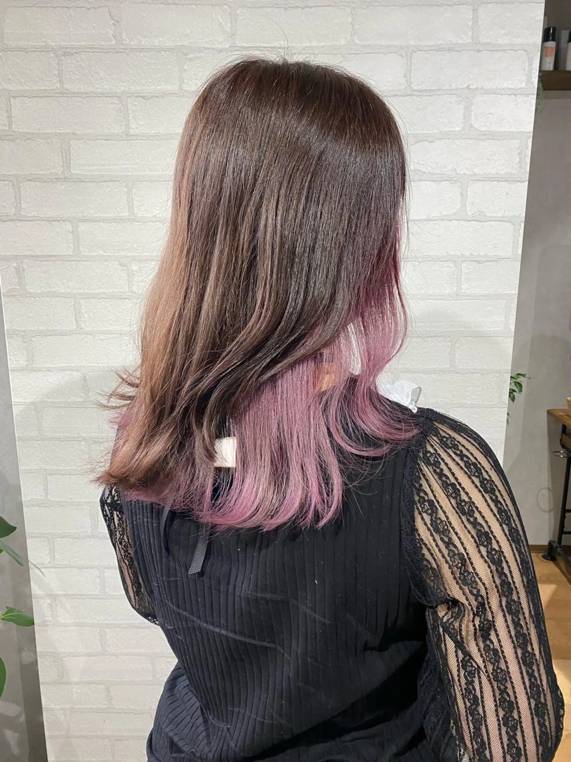 ロング カラー アッシュ ピンクカラー ピンクアッシュ カット ヘアカラー ✨ハイトーン カラー福岡拓也✨のヘアスタイル