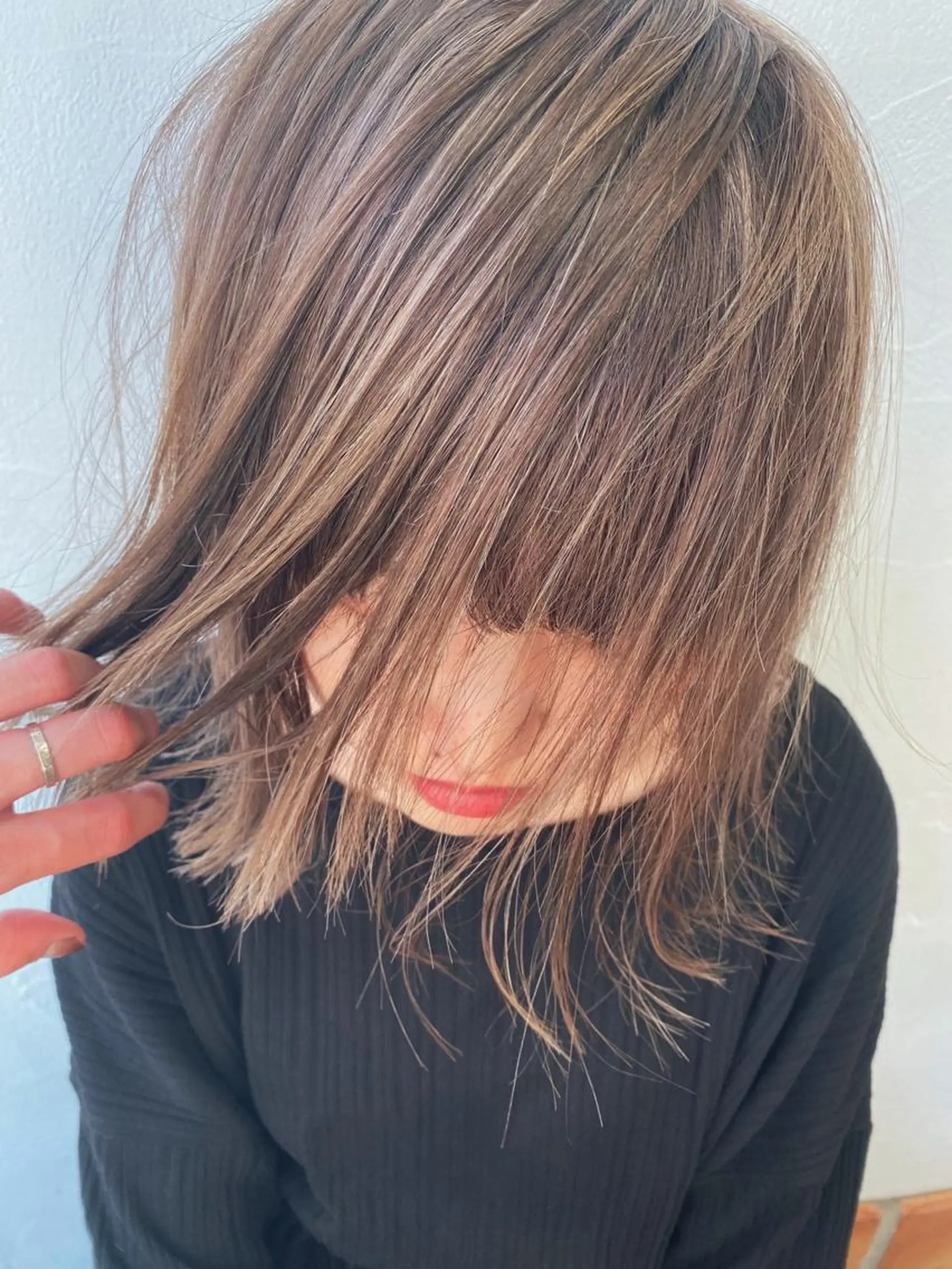 ショート カラー ベージュカラー メンズカット特化柏駅 徒歩3分LOUのヘアスタイル