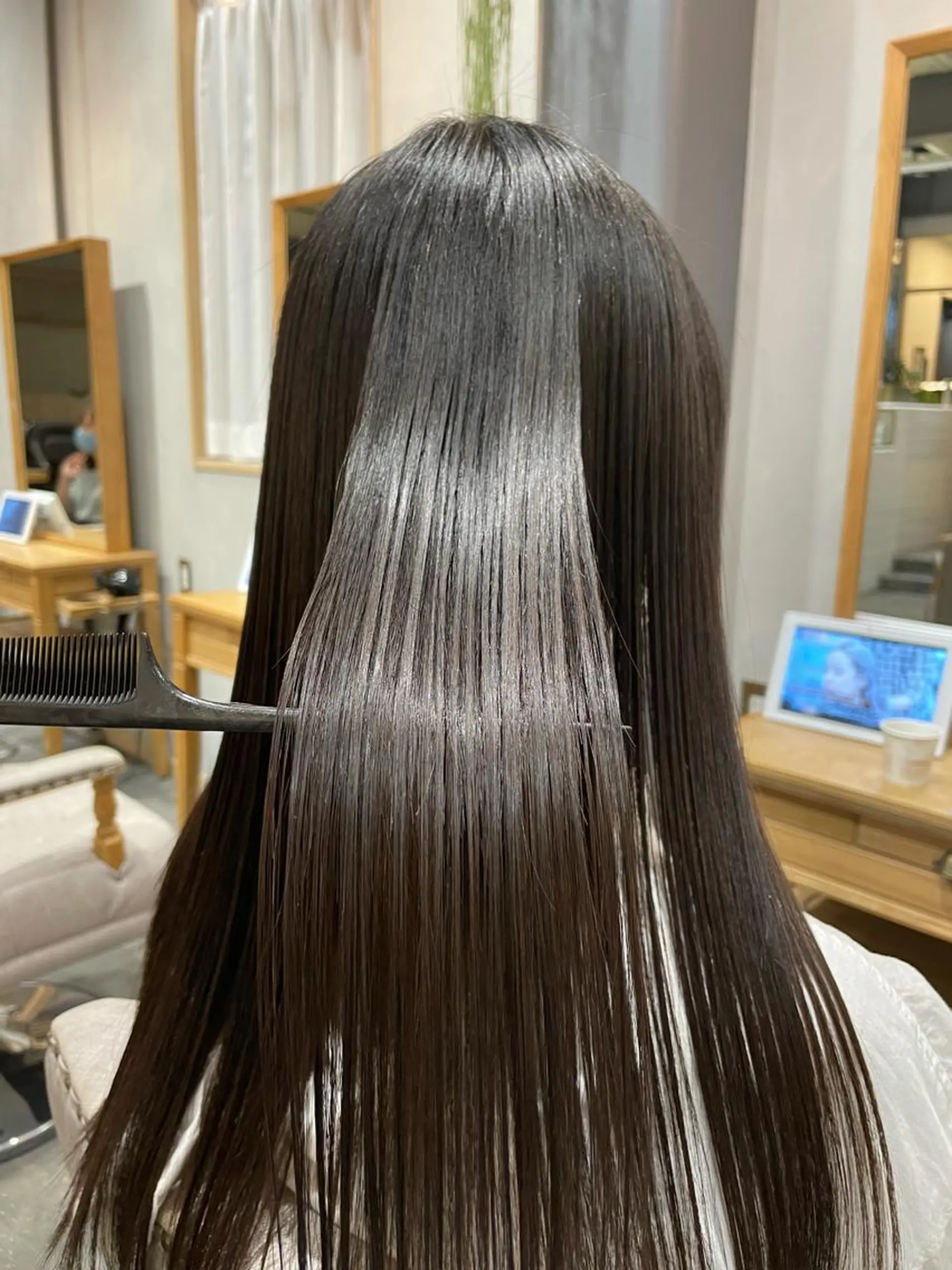 ロング EARTH川越/オー ナー/阿部建のヘアスタイル