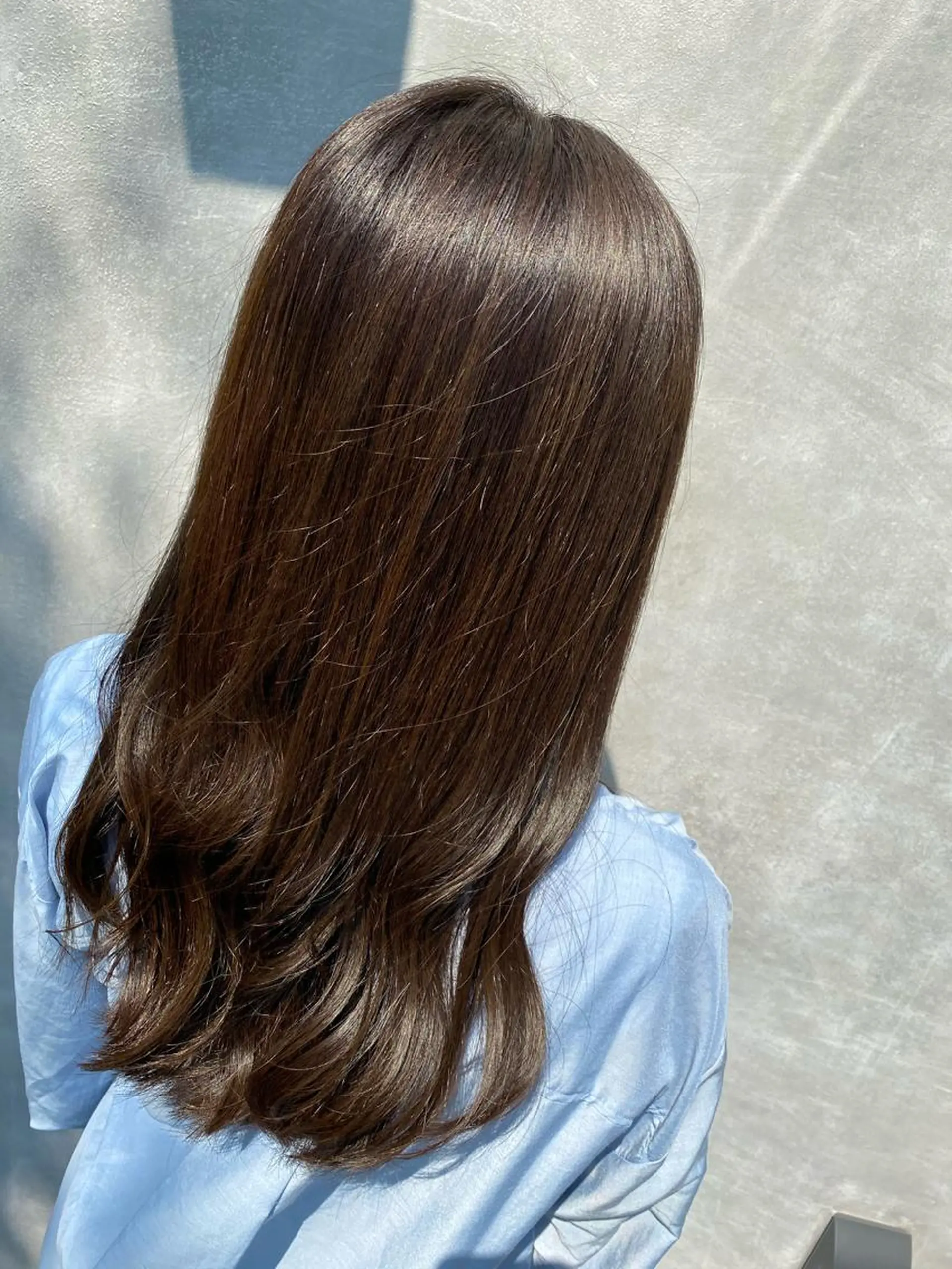 セミロング カラー 丸山 明日香のヘアスタイル