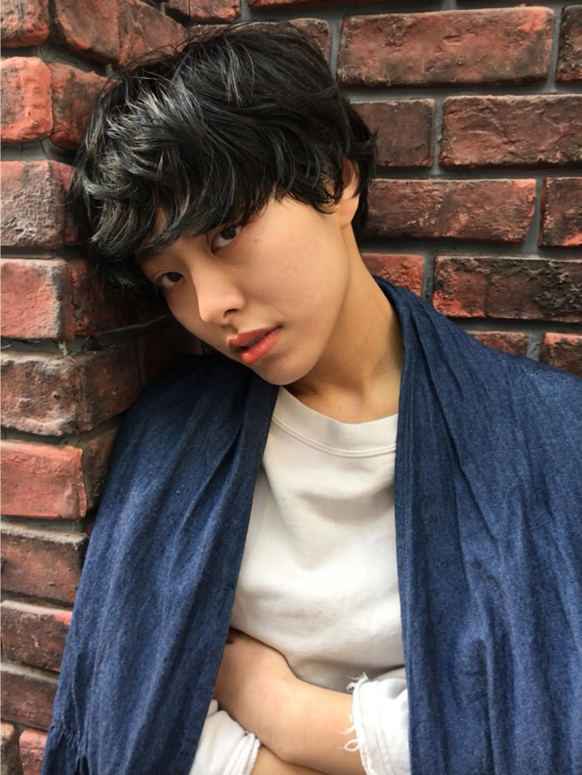 ショート カラー パーマ nakahara madokaのヘアスタイル