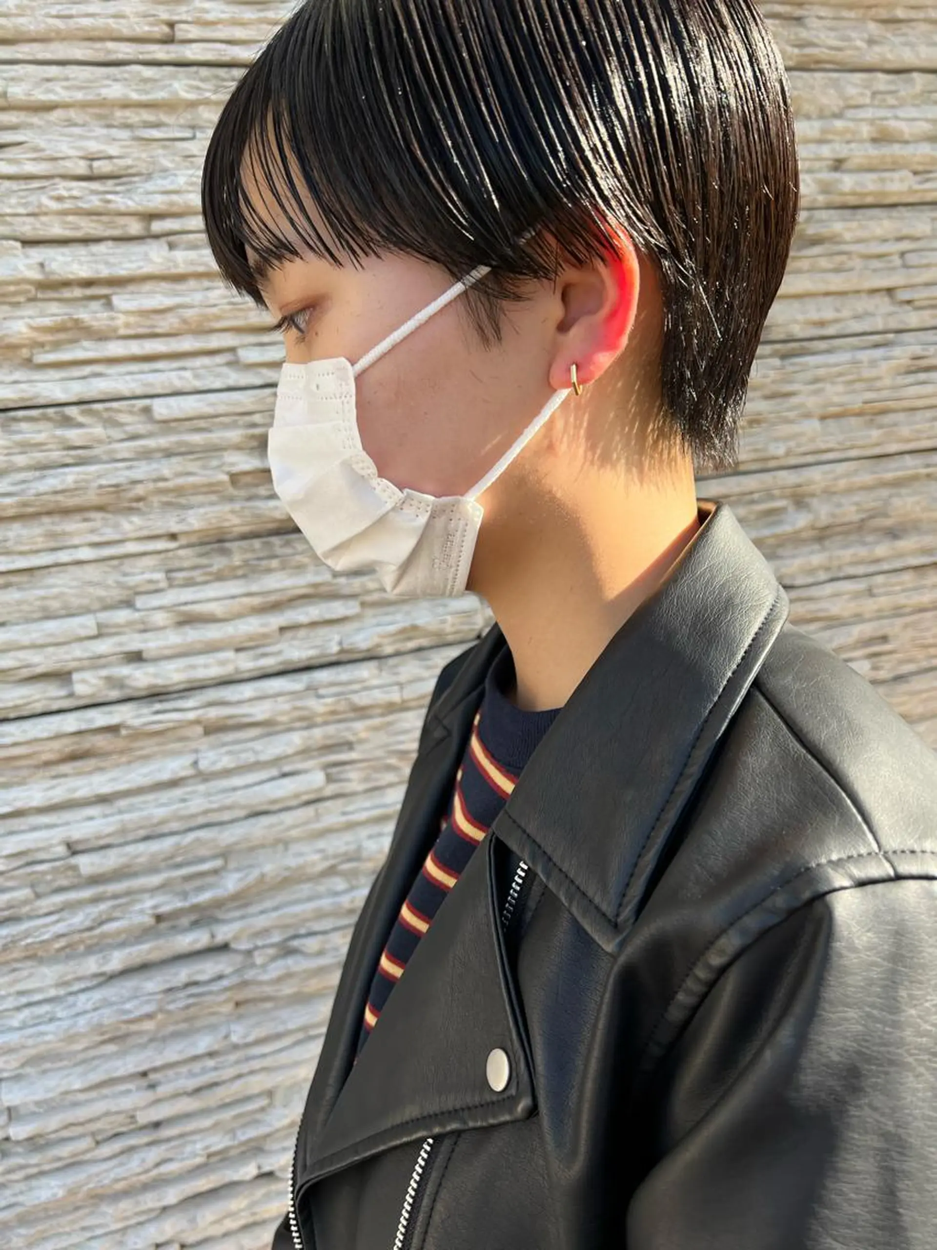 ショート ショートヘア jjeno所属・kaN./ボブ /髪質改善ストレートのヘアスタイル