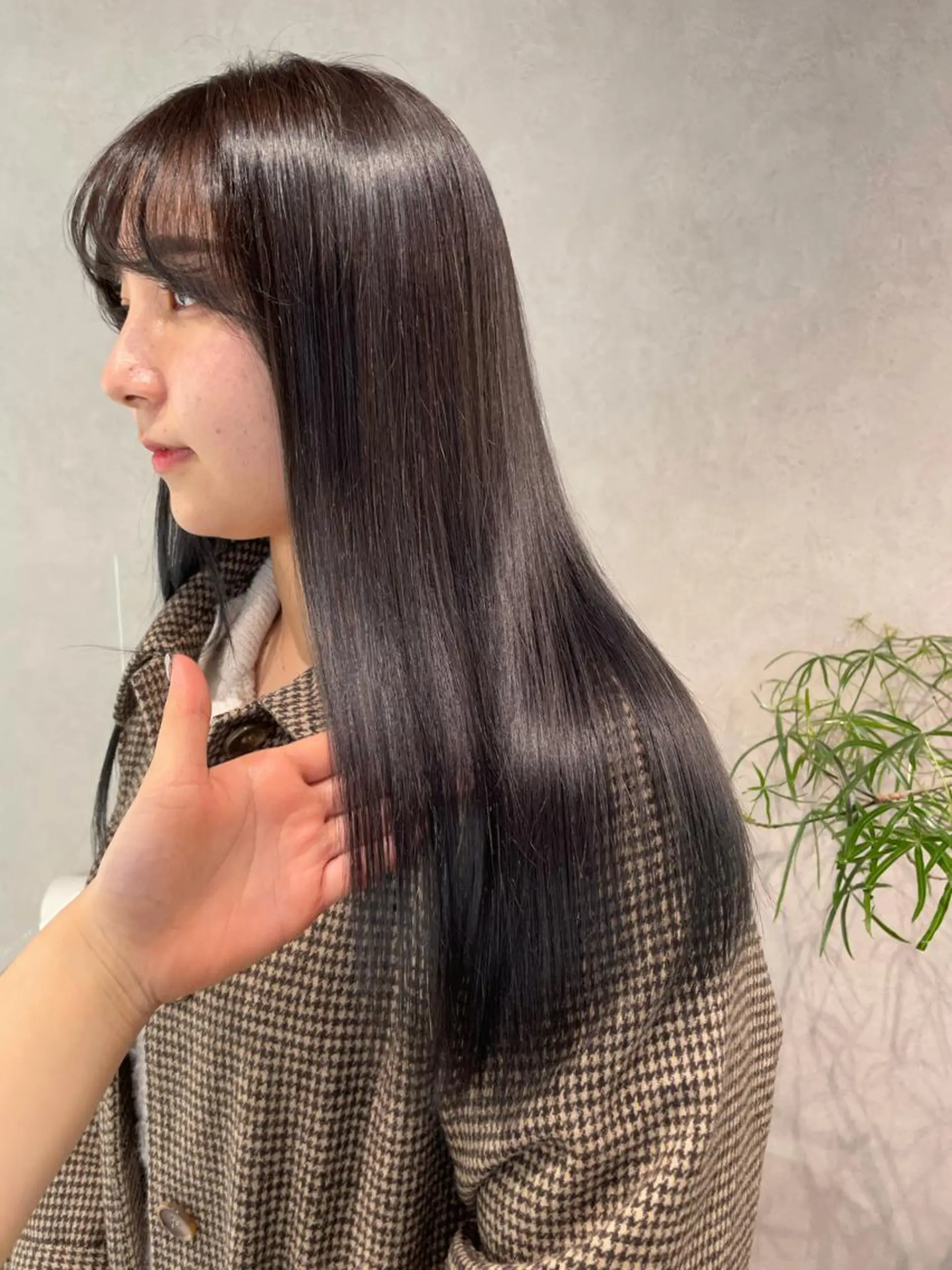 ロング カラー トリートメント ヘアカラー トリートメント ナチュラル透明感🌱 小山美樹子のヘアスタイル