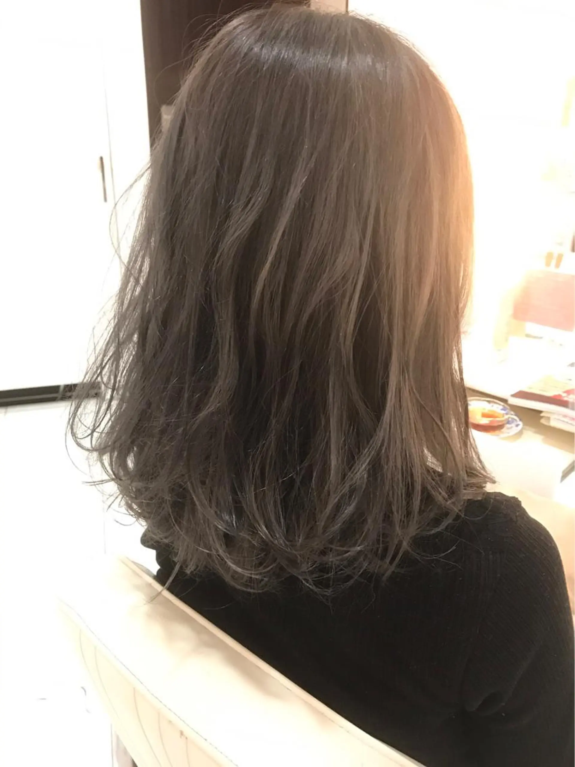 セミロング カラー 店長/mao/ 前髪/顔周りカットのヘアスタイル