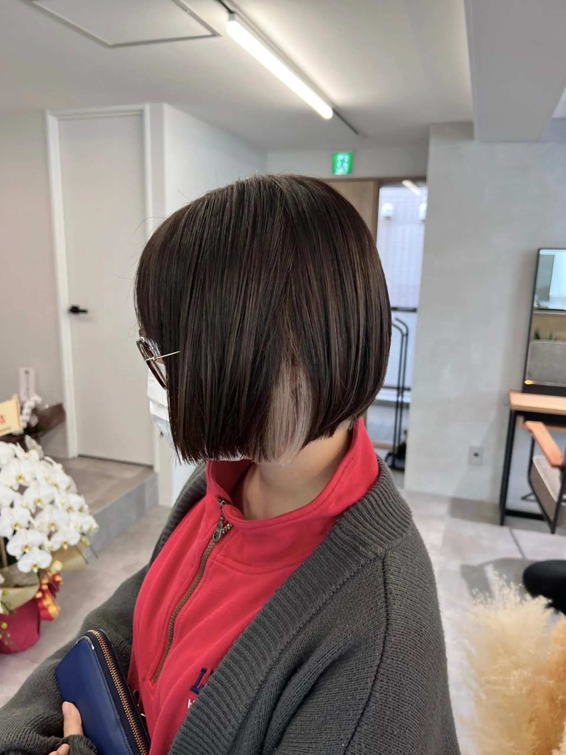 ショート カラー パーマ カット ヘアカラー トリートメント 🌿ダブルカラー/ 明大前/中村渓太のヘアスタイル