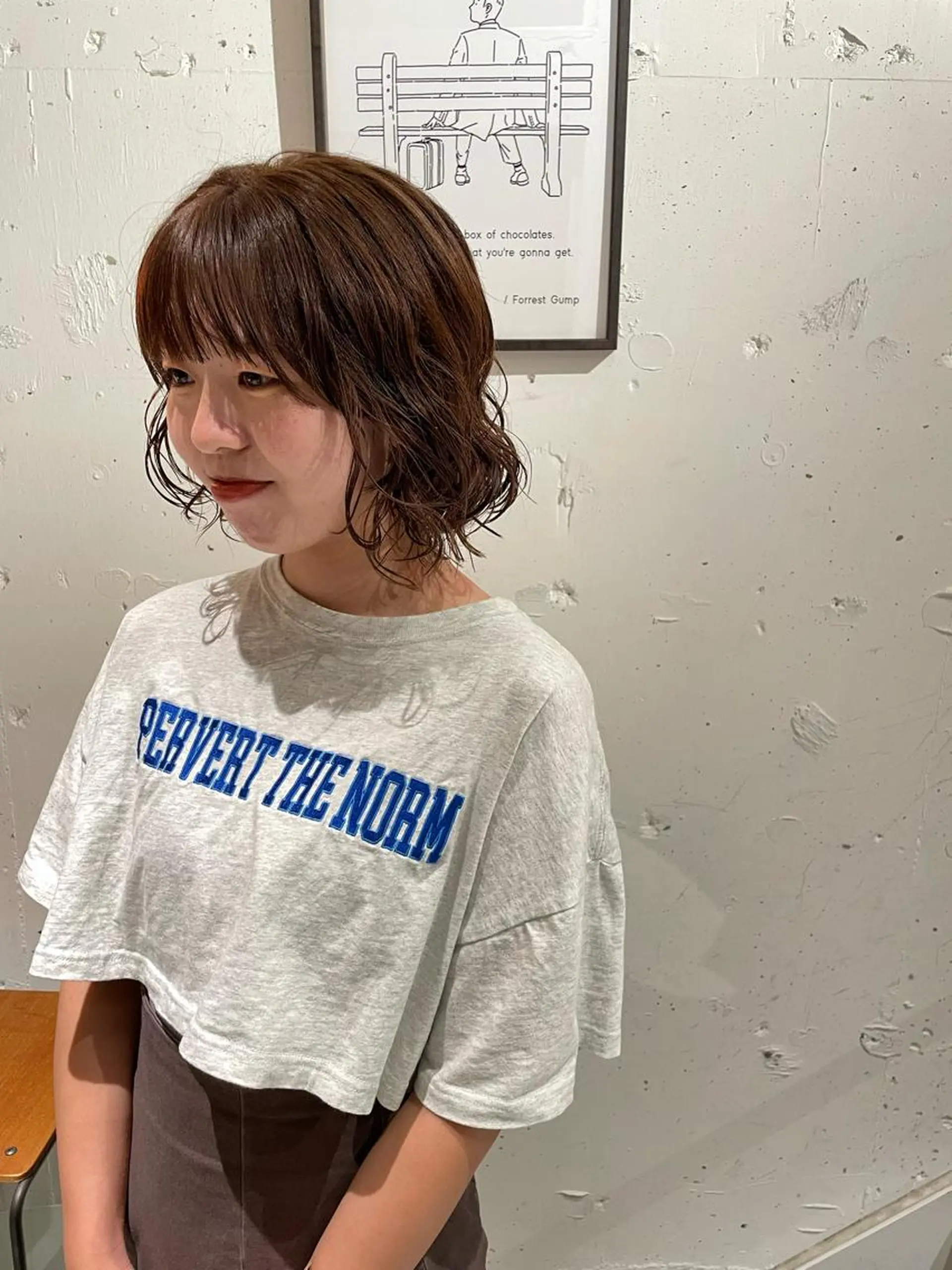 セミロング パーマ jinka hair salon所属・豊田 真夕のヘアスタイル