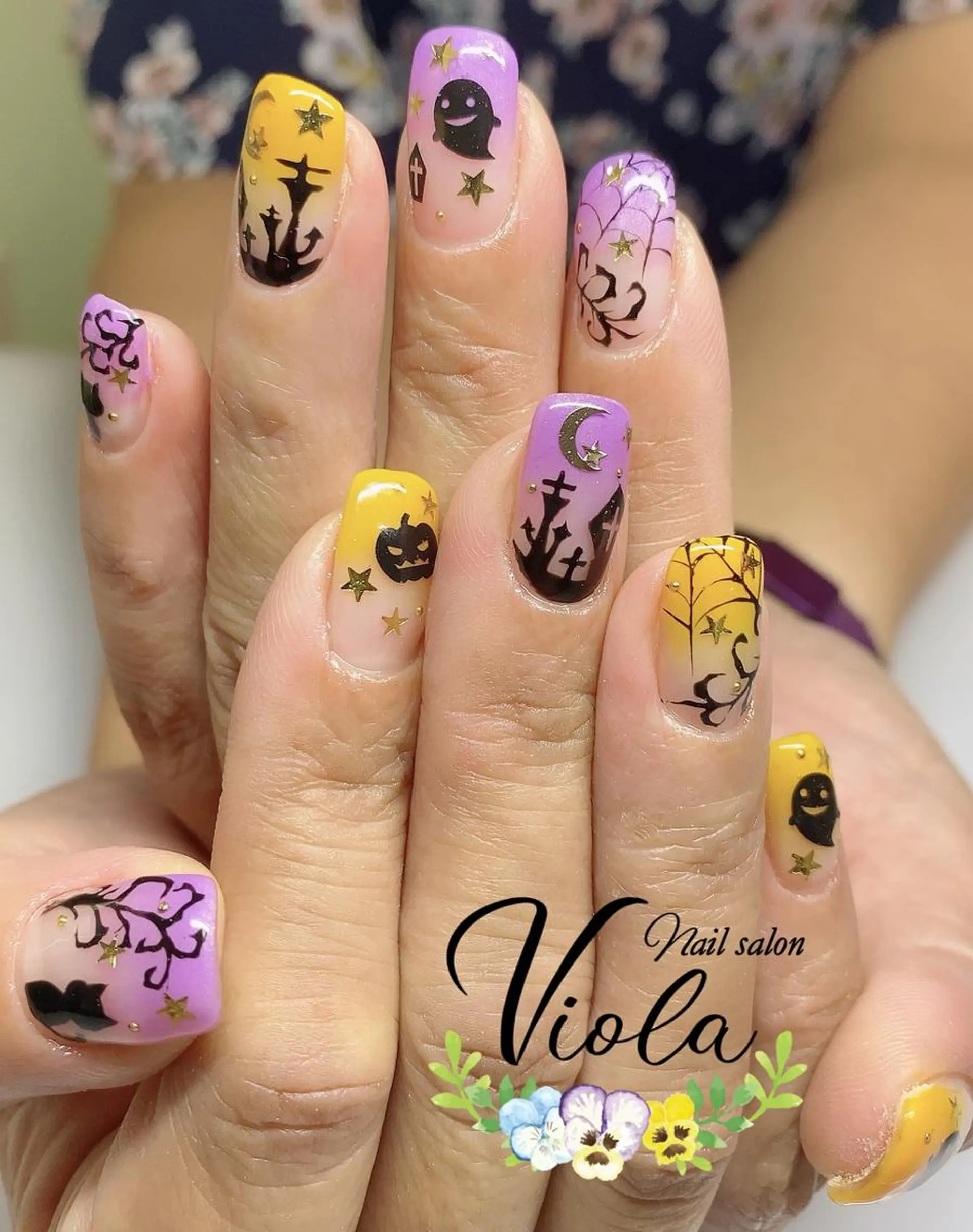 ネイル ハロウィン Nailsalon Viola所属・ネイルサロン Violaのネイルデザイン