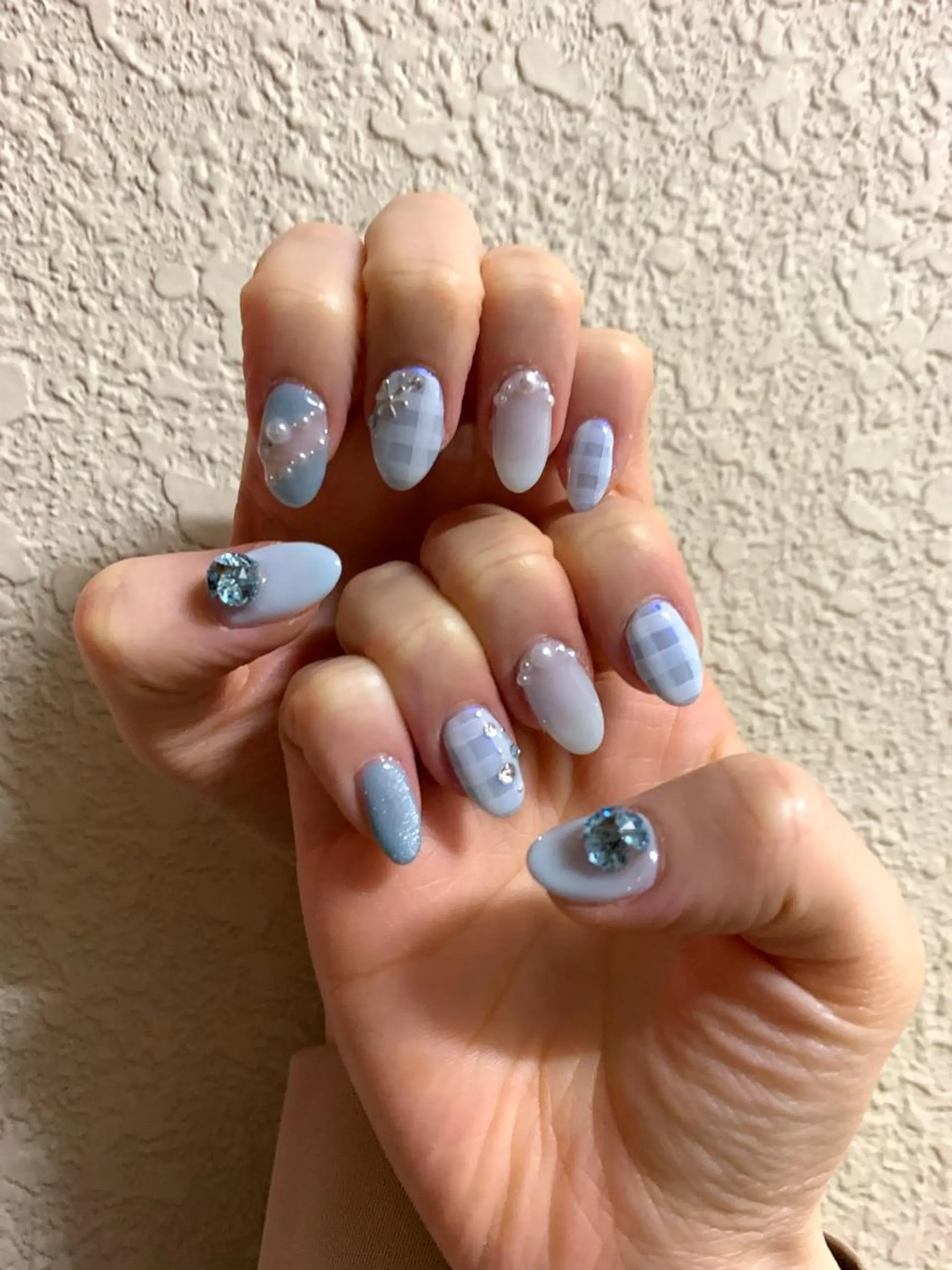 ミディアム ハンドネイル ハンドケア Kono Nanamiのネイルデザイン