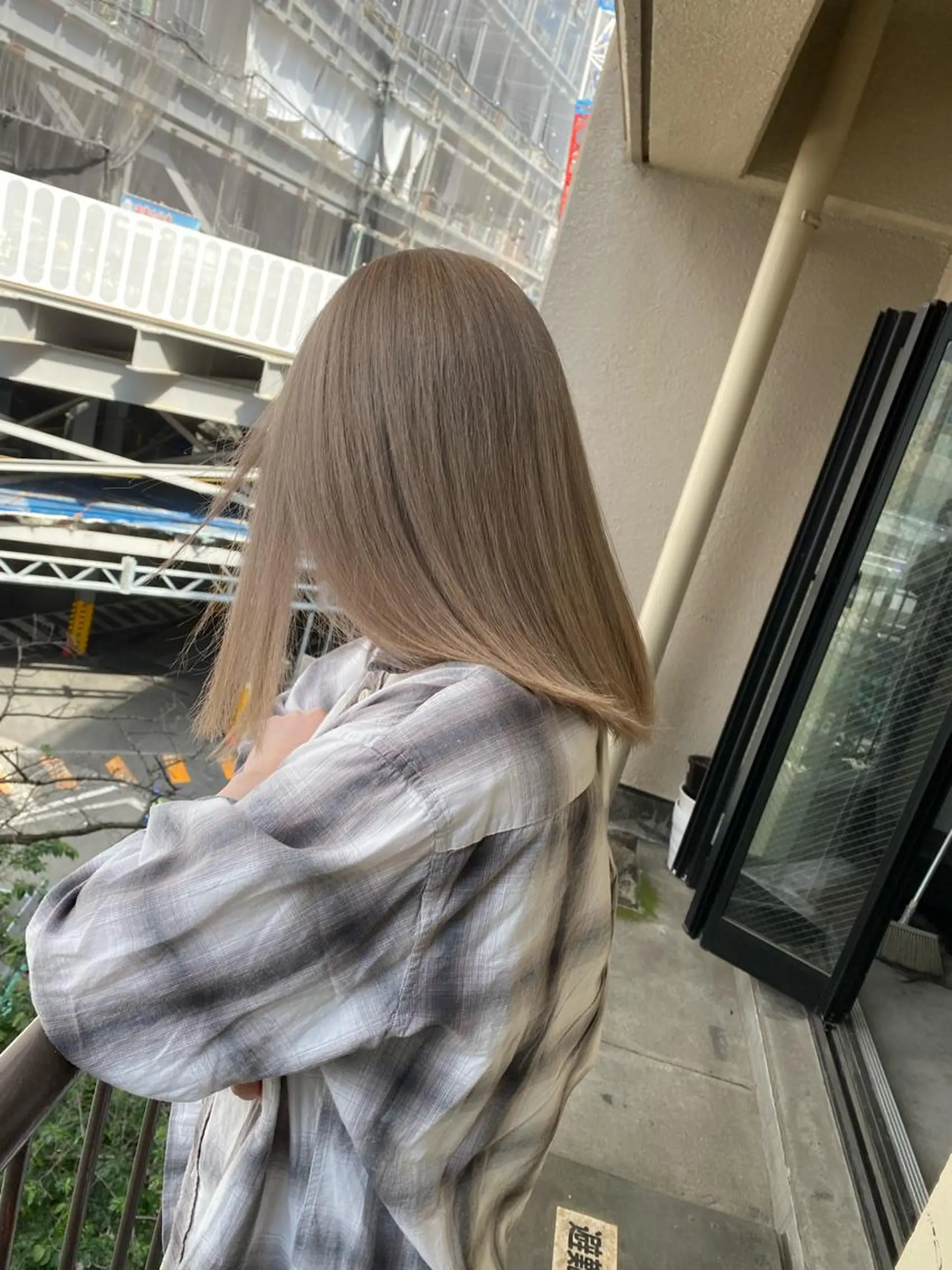 ミディアム カラー 髪質改善/メンズ 手塚奨のヘアスタイル