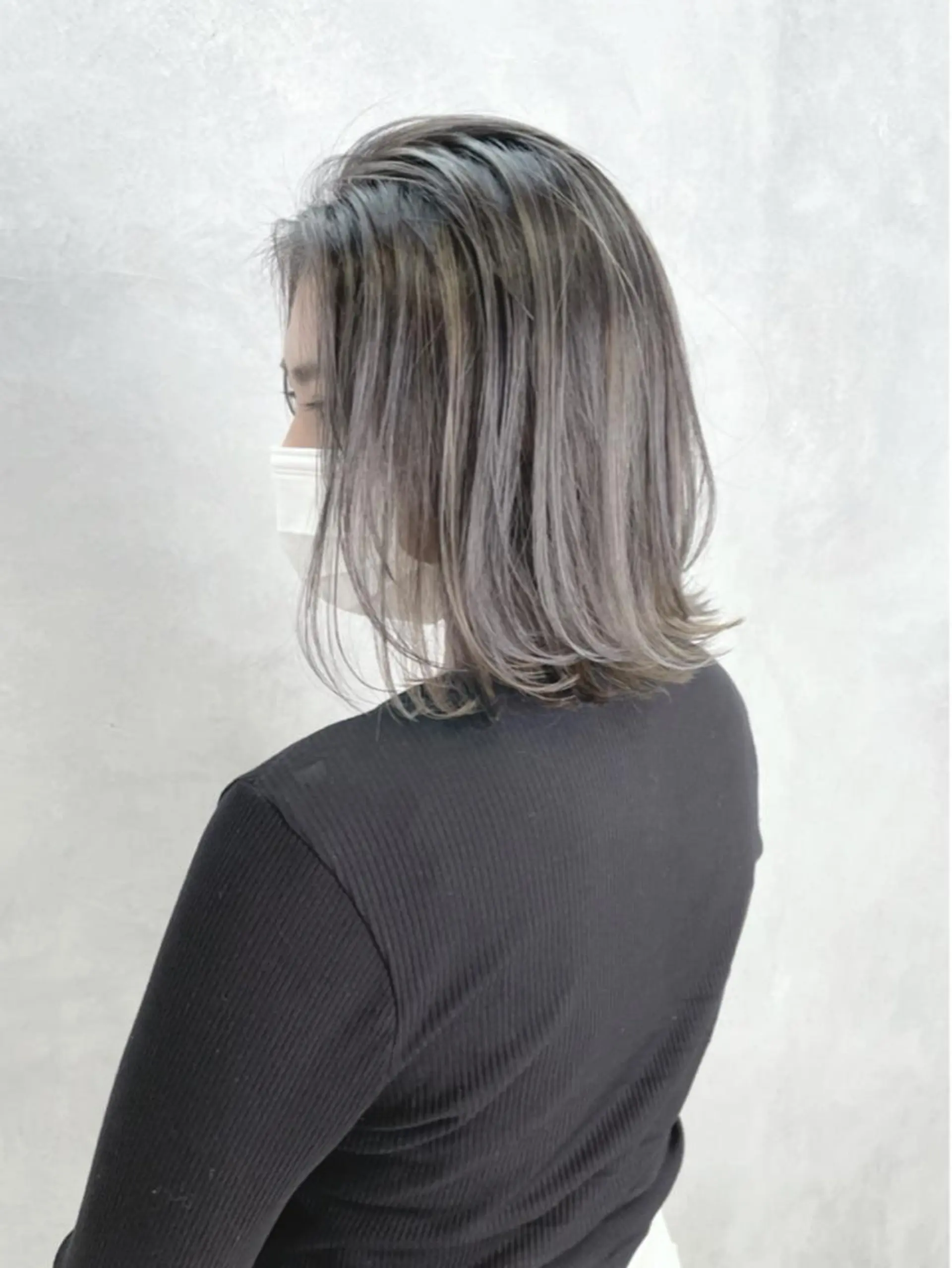 ミディアム レイヤーカット 外ハネヘア カット 縮毛矯正 トリートメント 1日1名限定価格✂️ 髪質改善サロン代表谷のヘアスタイル