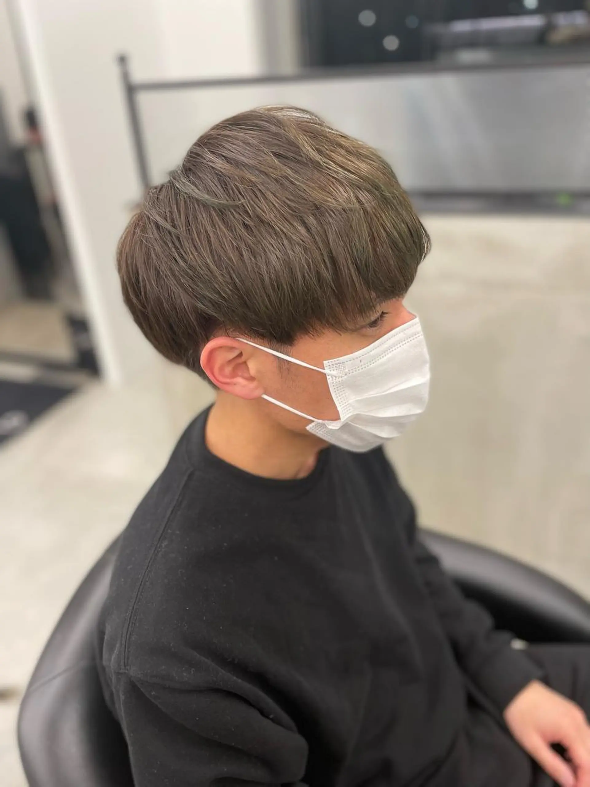 ショート カラー メンズ いなみね はるきのヘアスタイル