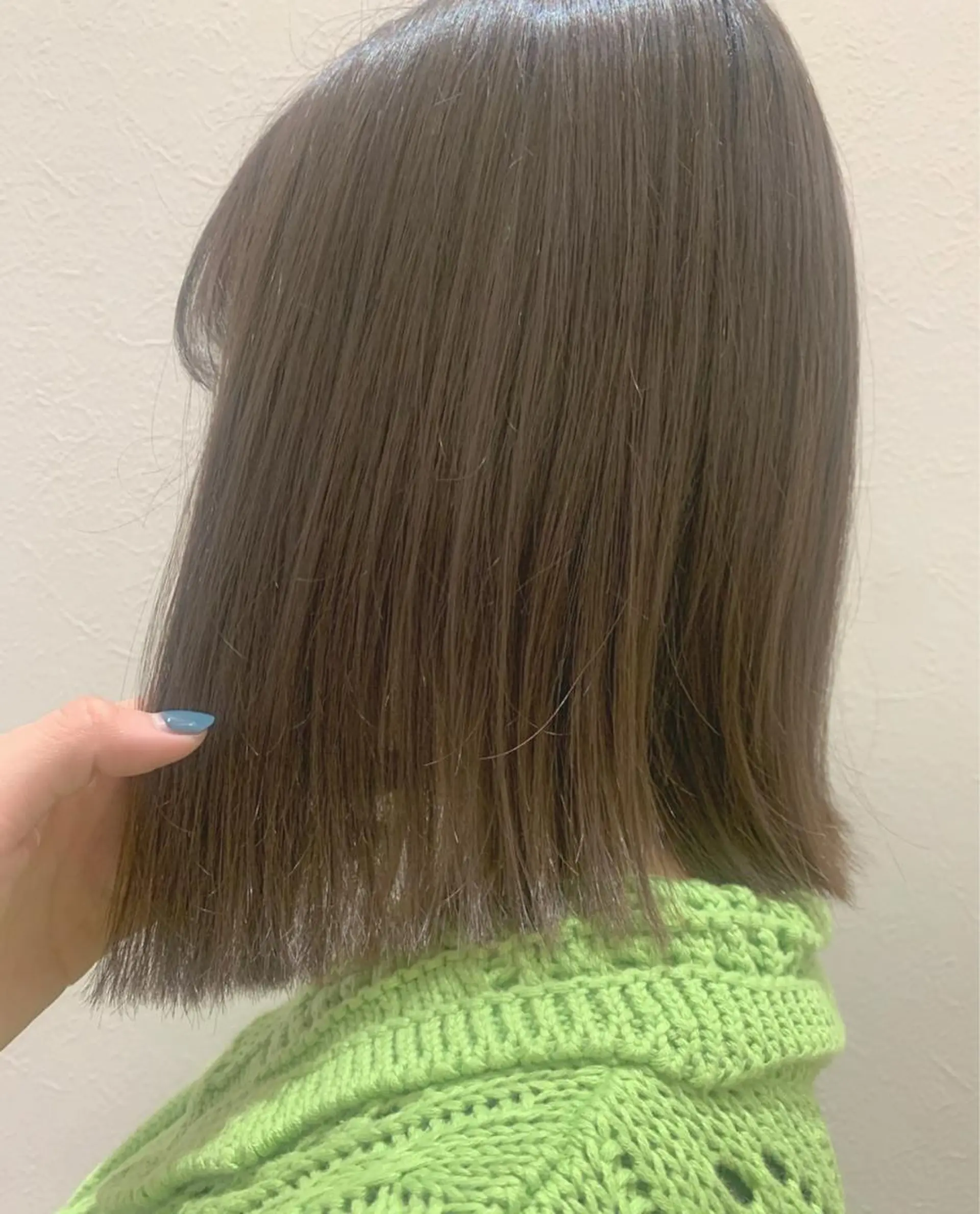 ミディアム カラー ベージュカラー オリーブベージュ カット ヘアカラー トリートメント hub hair レイヤー/透明感のヘアスタイル