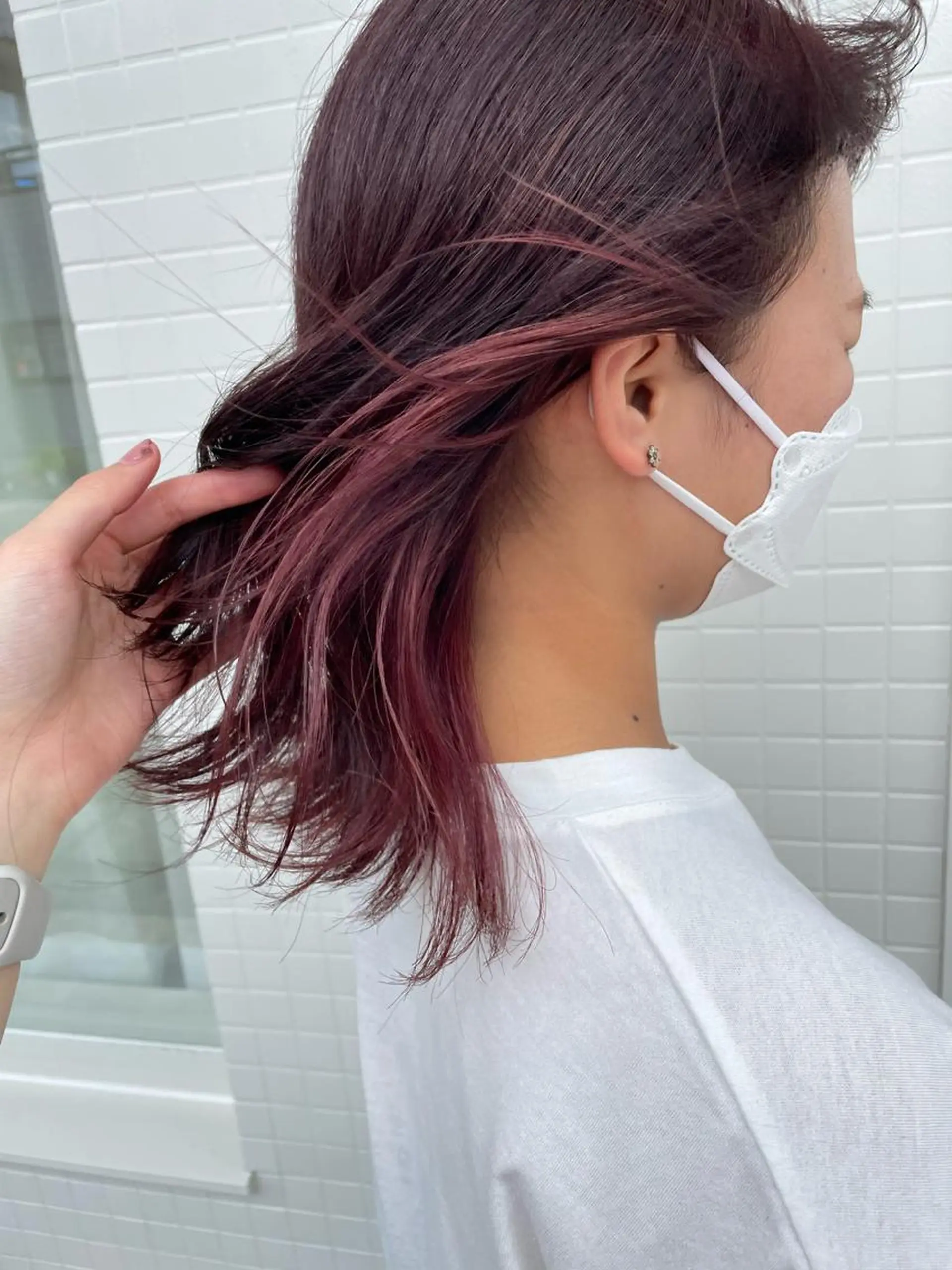 ミディアム カラー karin/インナー カラー/北名古屋市のヘアスタイル