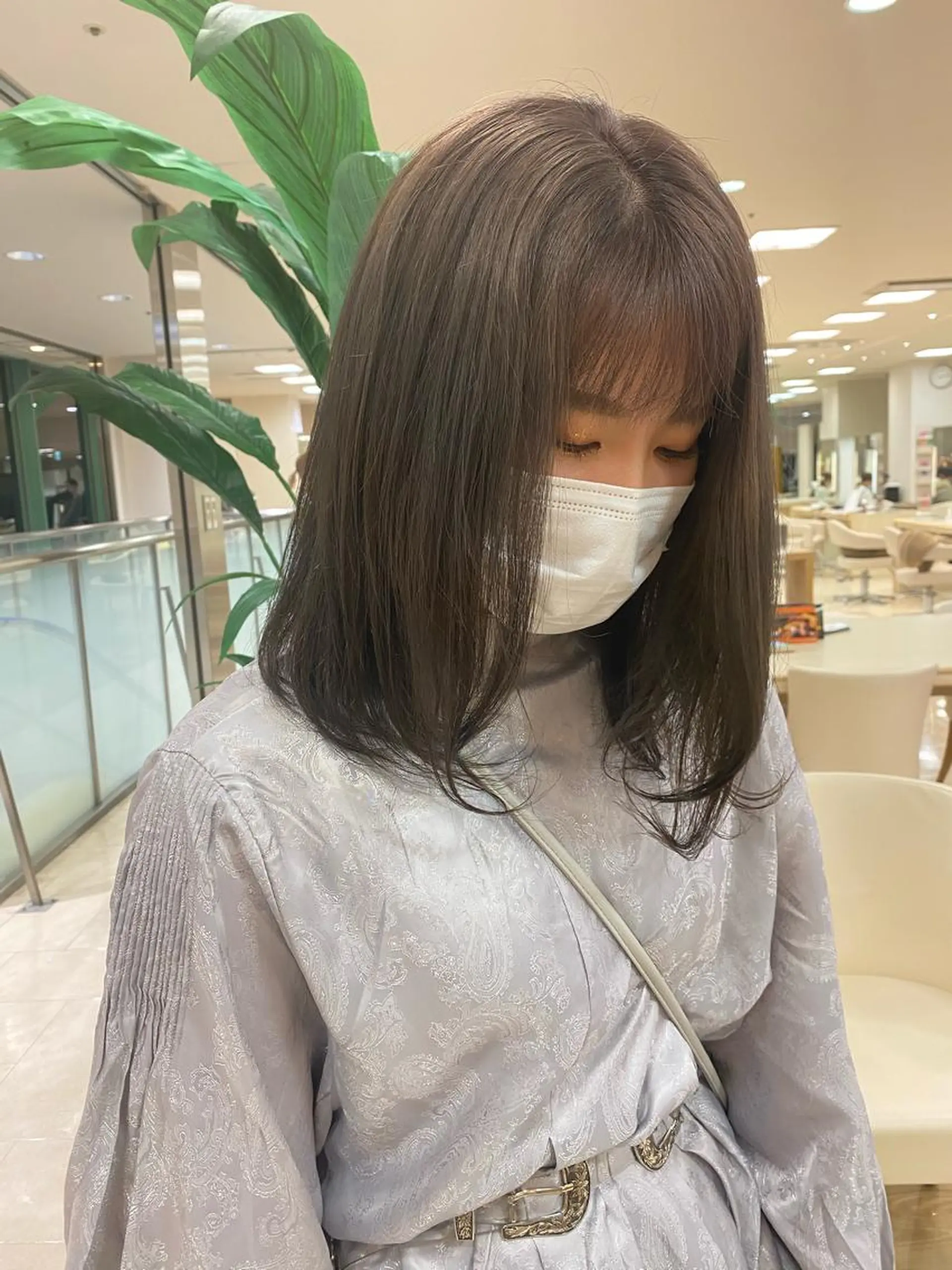 ミディアム カラー ヘアカラー レイヤー/ウルフ🤎 mayo.のヘアスタイル