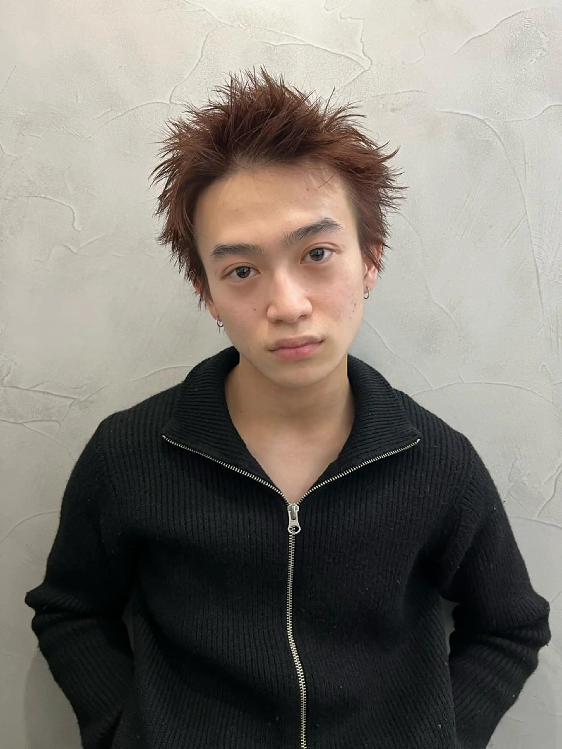 メンズ スパイキーショート 表参道メンズカット hikariのヘアスタイル