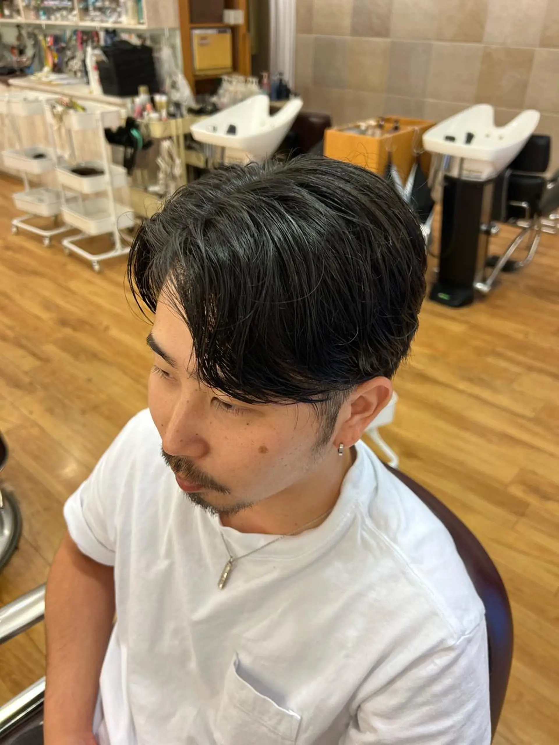 ショート メンズ 湘南のパーマ職人 🔥清水琉葵🔥のヘアスタイル