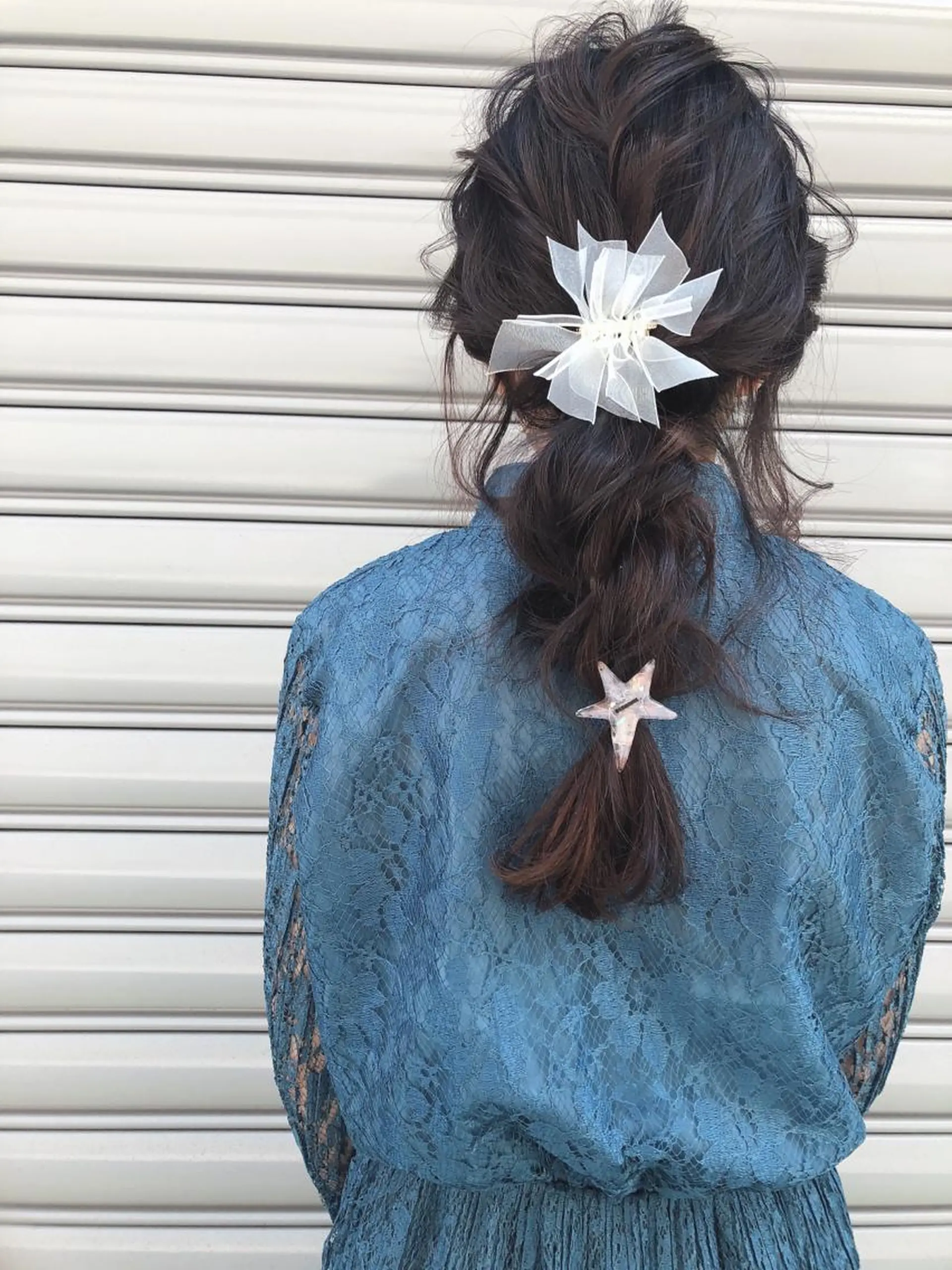 セミロング ヘアアレンジ ヘアセット omocha hair salon所属・大嶋 伸吾のヘアスタイル