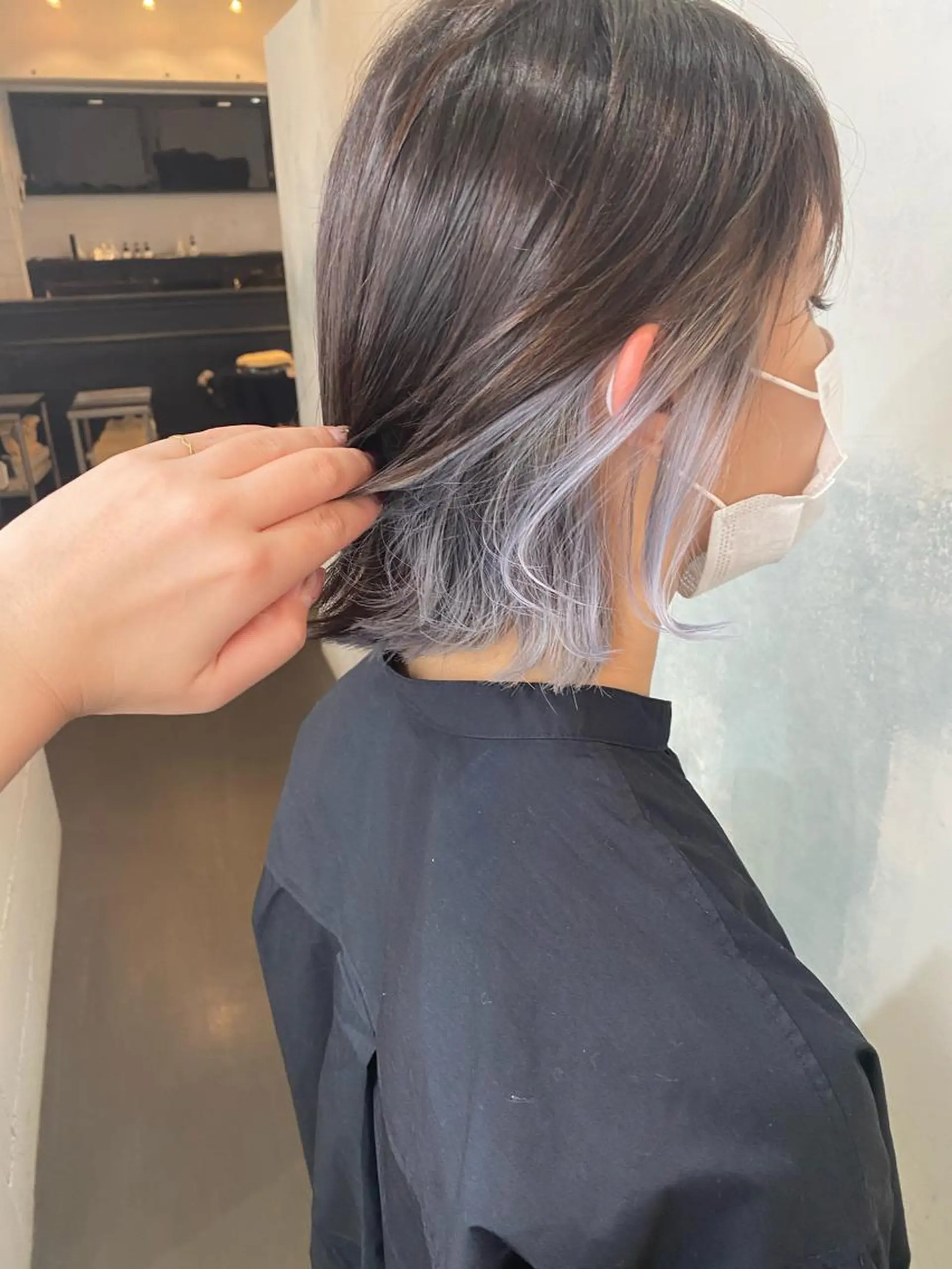 ミディアム ヘアカラー トリートメント 🍑艶髪✖️暖色系 ✨momoka🍑のヘアスタイル