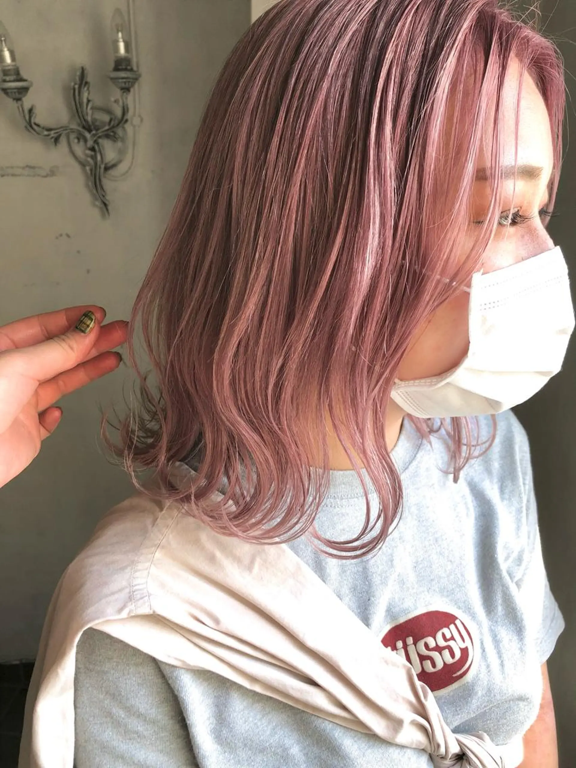 セミロング カラー 暖色カラー/ブリーチ /かしむらゆうかのヘアスタイル