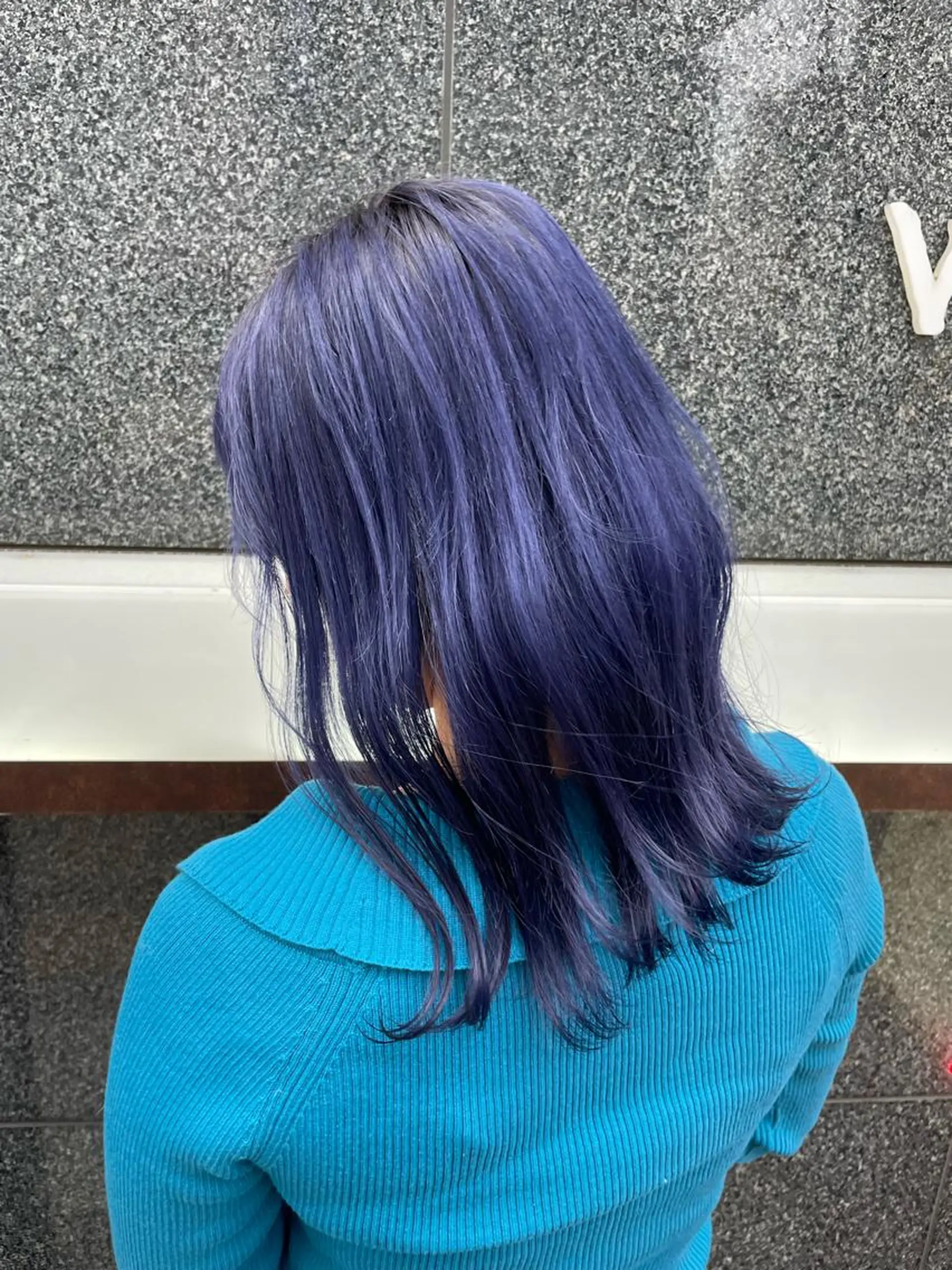 ミディアム カット ヘアカラー トリートメント 🌹門奈🌹髪質改善 /透明感カラーのヘアスタイル