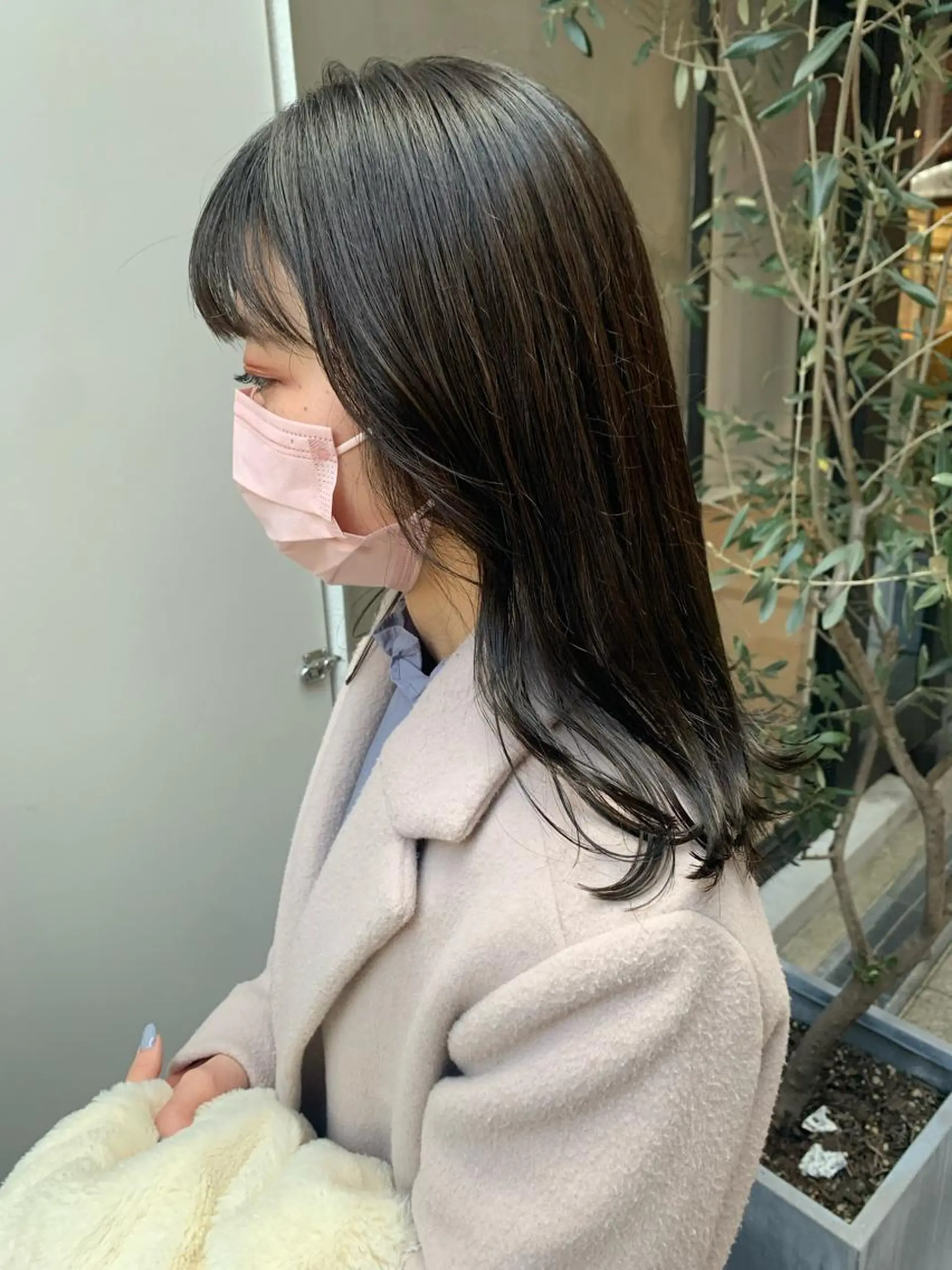 セミロング 米川 沙妃のヘアスタイル